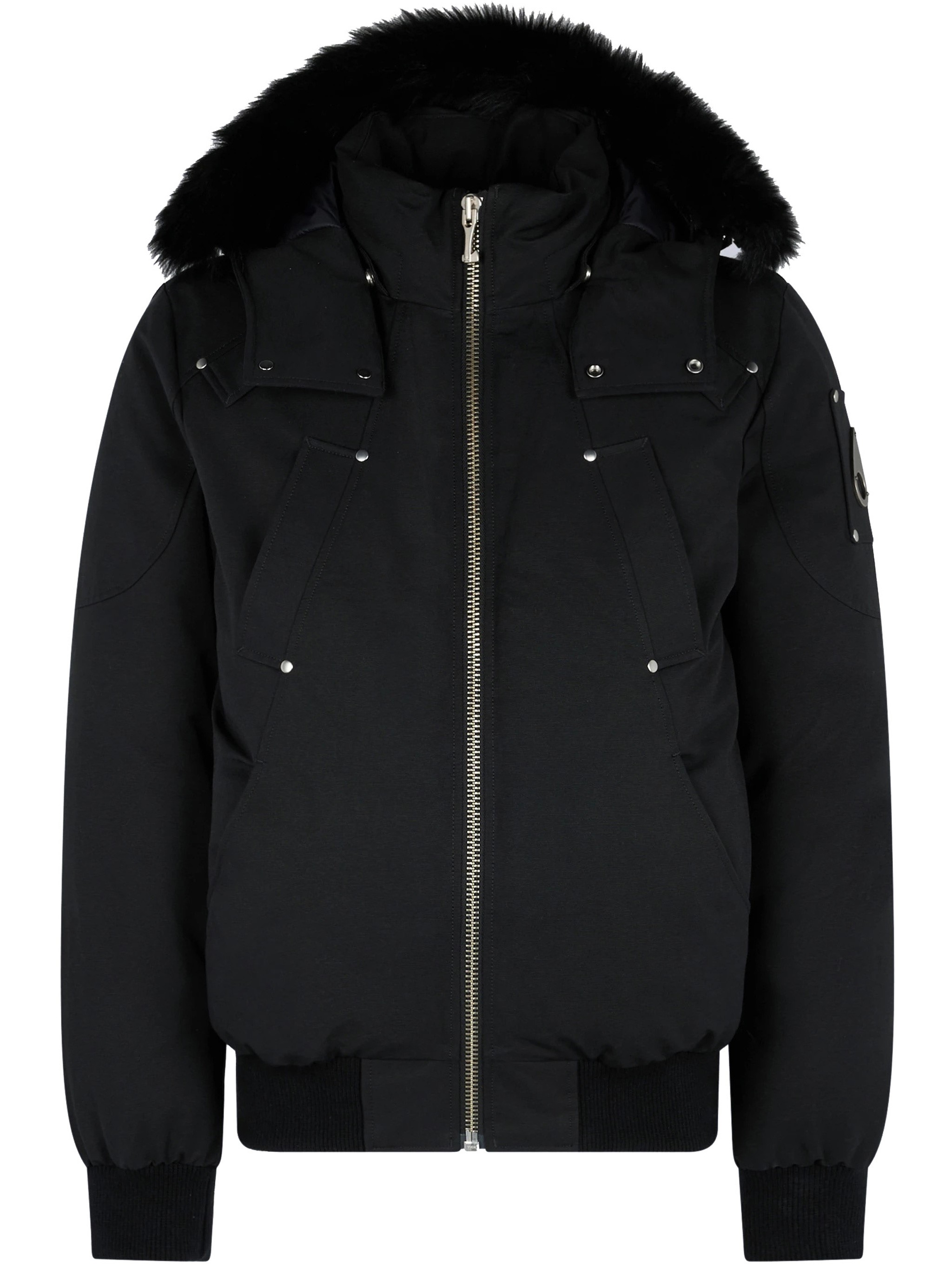 Moose Knuckles Original Ballistic Bomber In Black