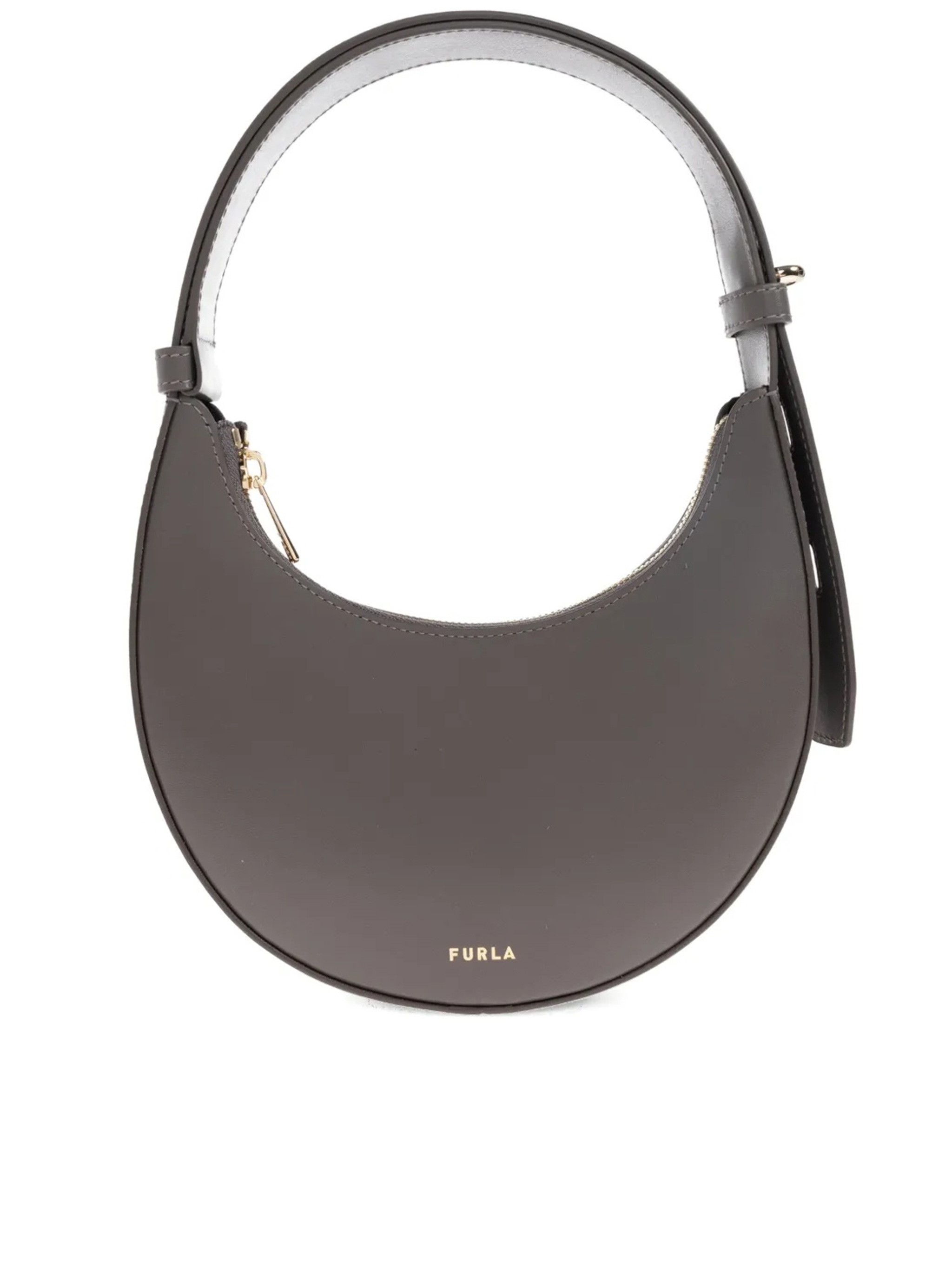 Furla Mini Shoulder Bag With Curved Top Handle