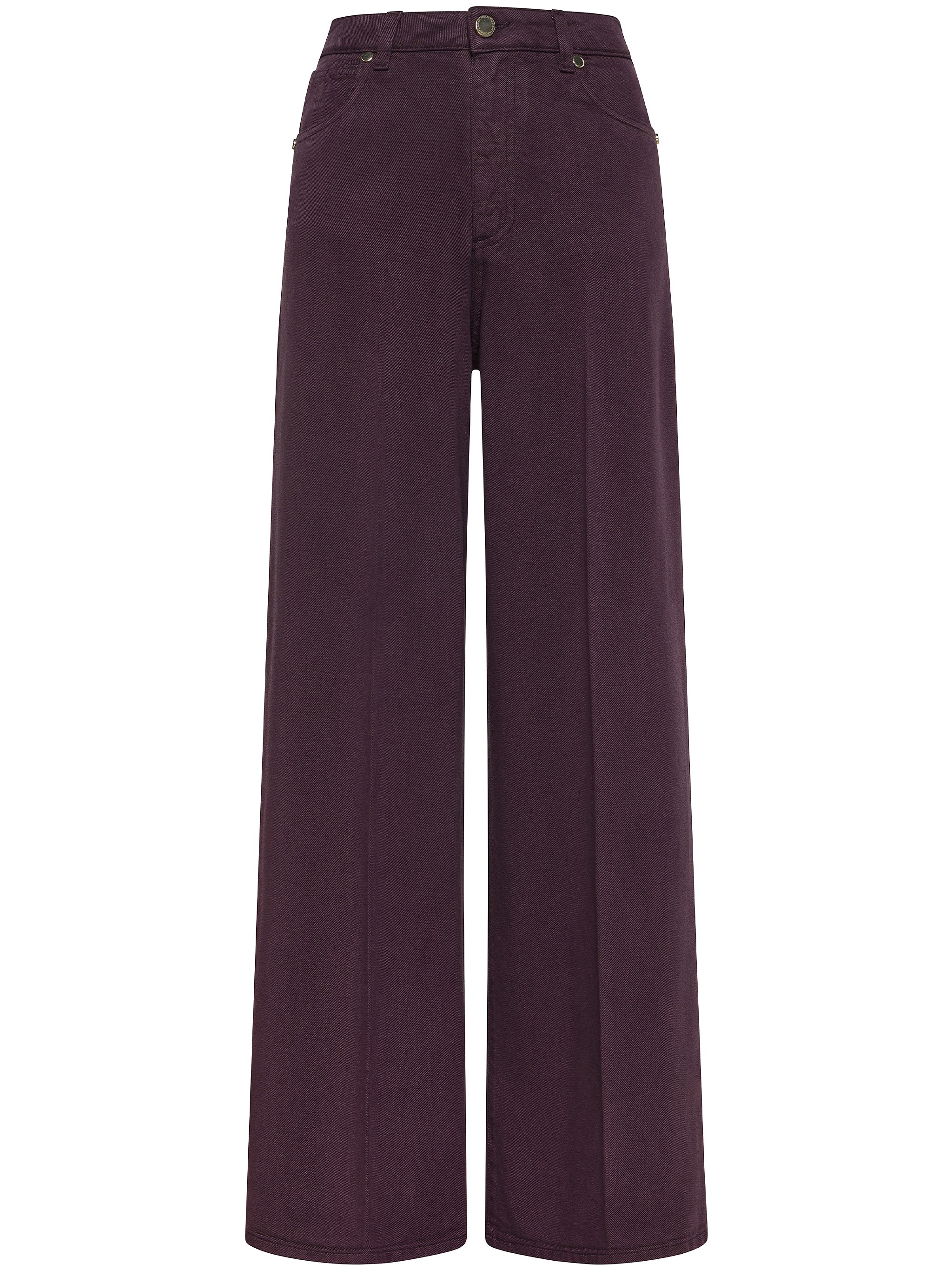 Cruna Taylor Five-pockets Trousers In Burgundy