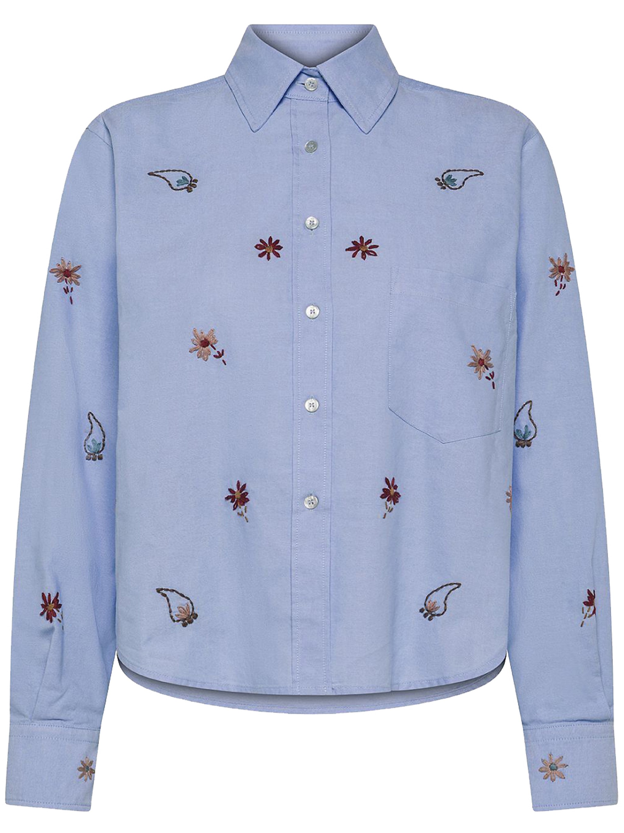 Seventy Venezia Embroidered Shirt In Black
