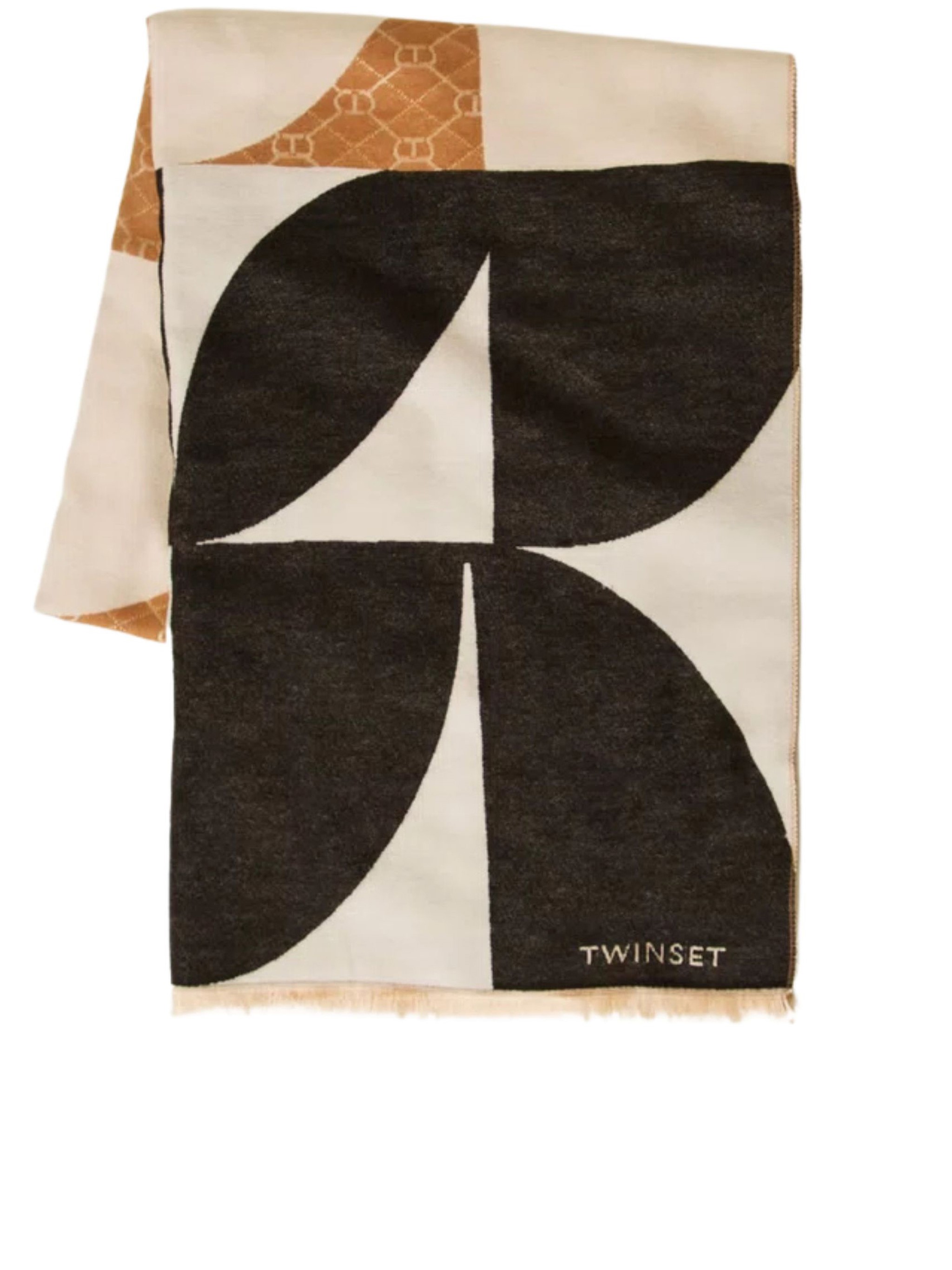 Twinset Scarf In Neutral