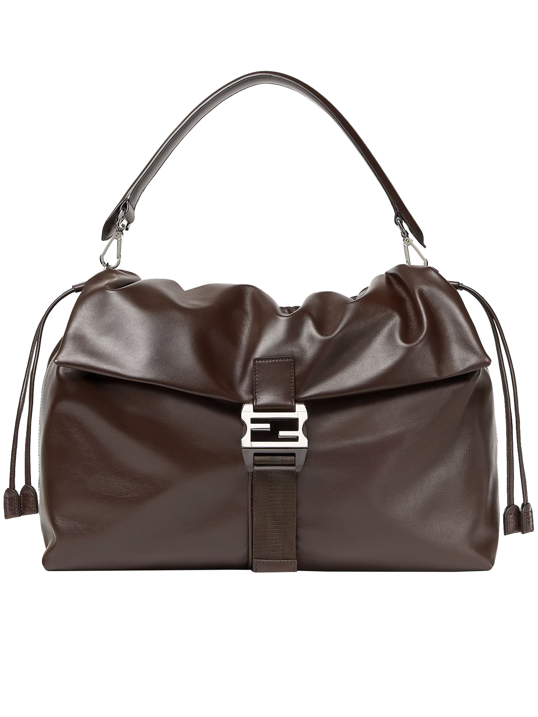 Fendi Flux Maxi Messenger In Brown