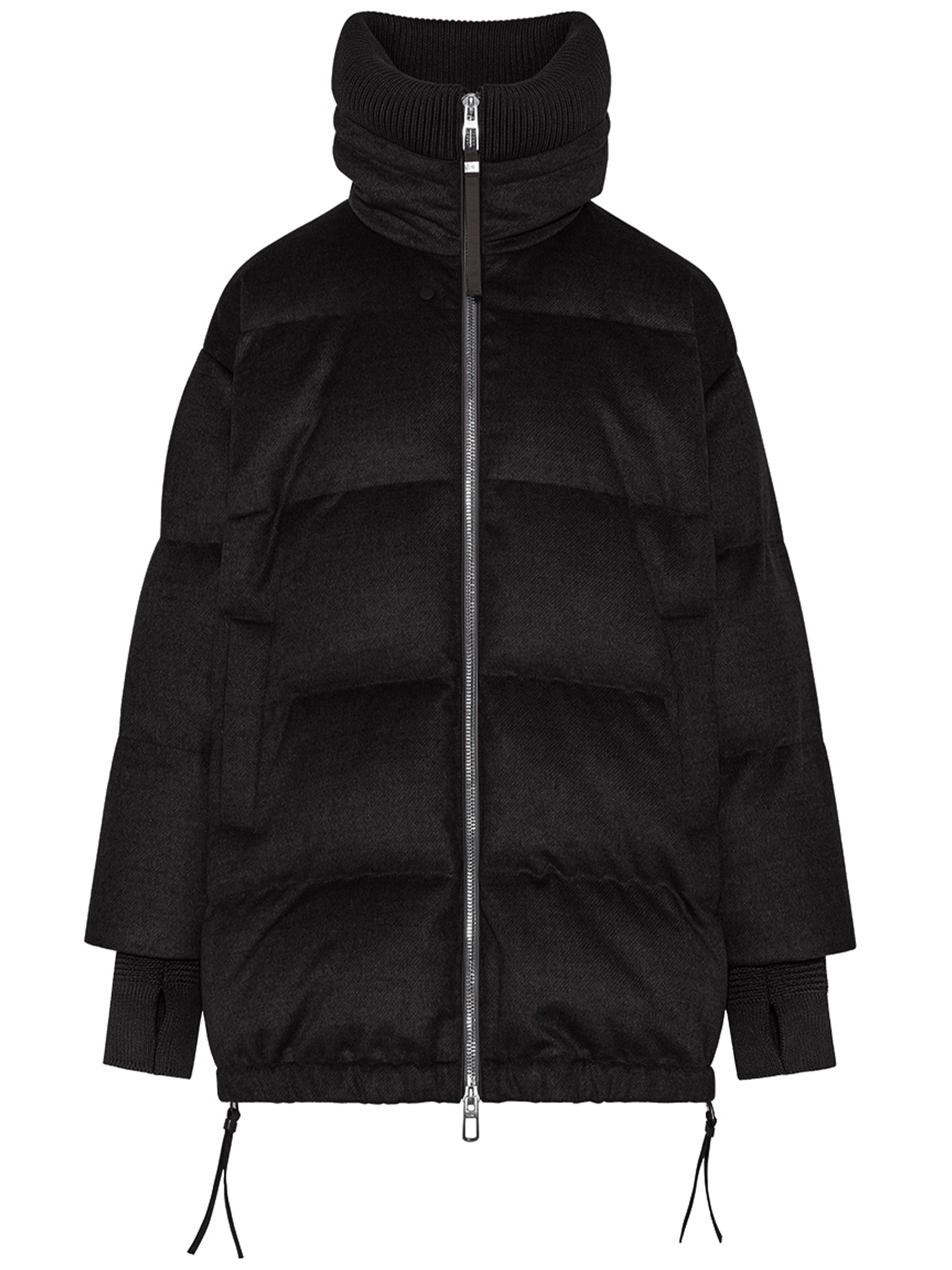 Duno Long Down Jacket In Black