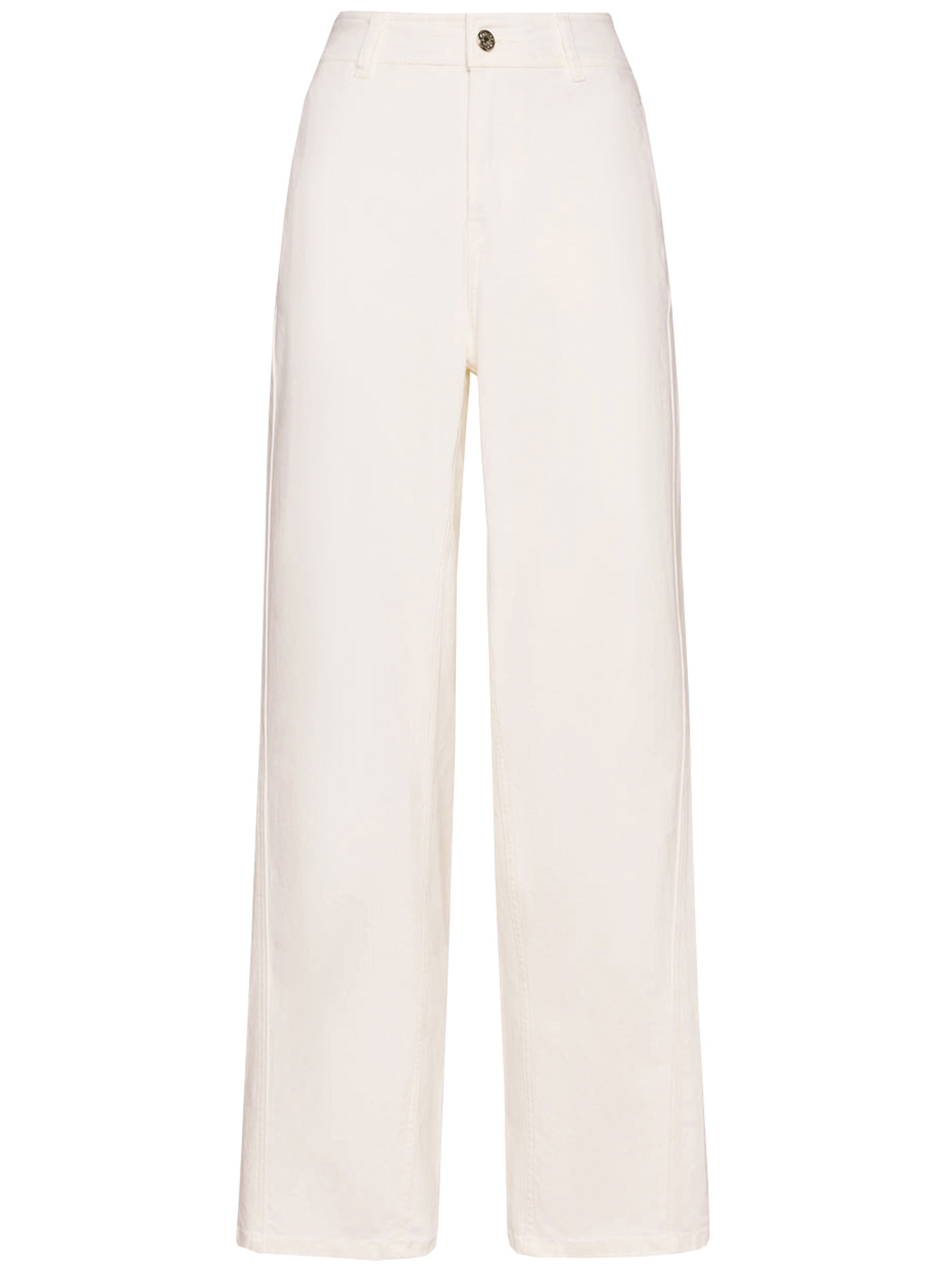 Elena Miro' Button Trousers In White