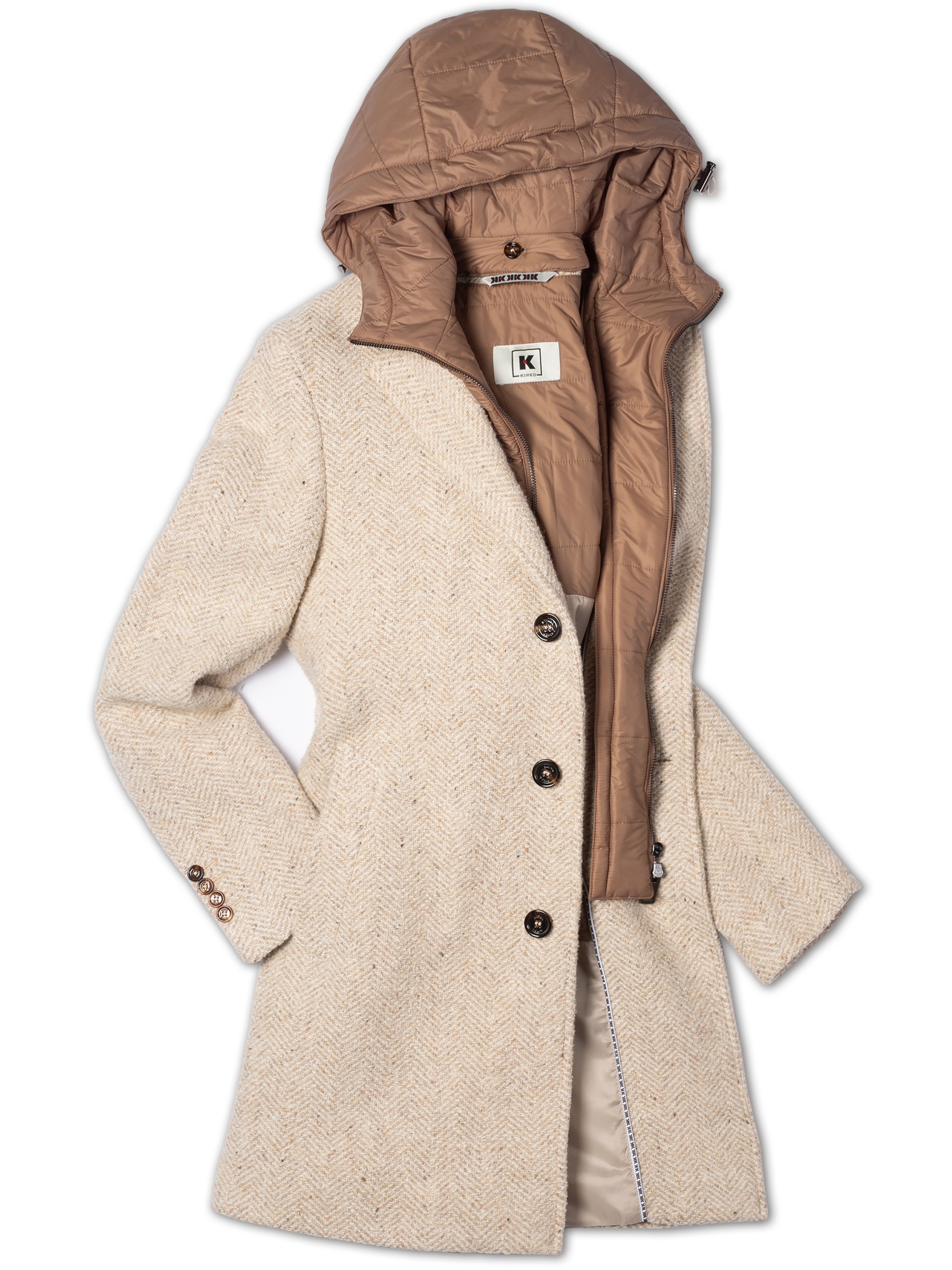 Kired Jaya Coat In Neutral