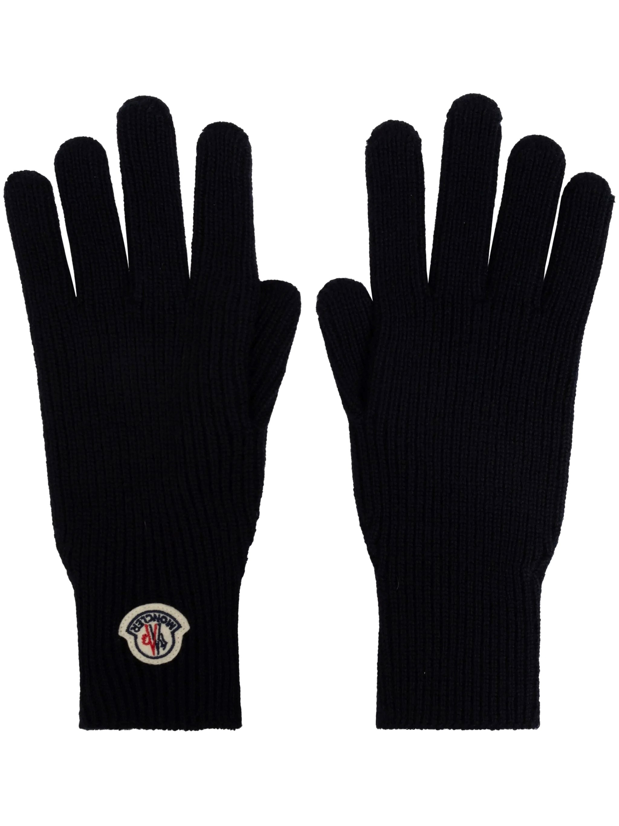Moncler Gloves In Blue