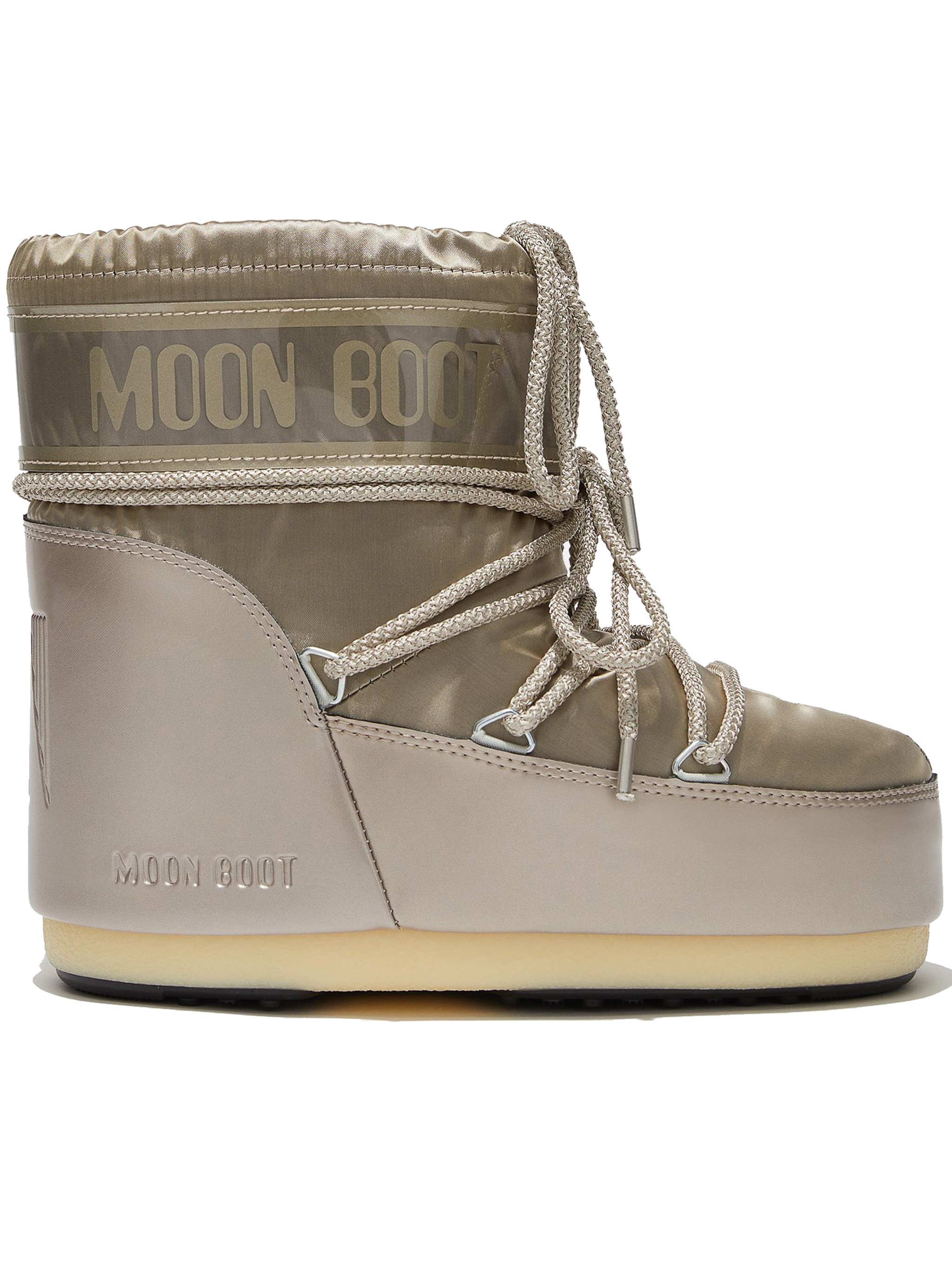 Moon Boot Stivali Da Neve Icon Low Glance Platinum In Green