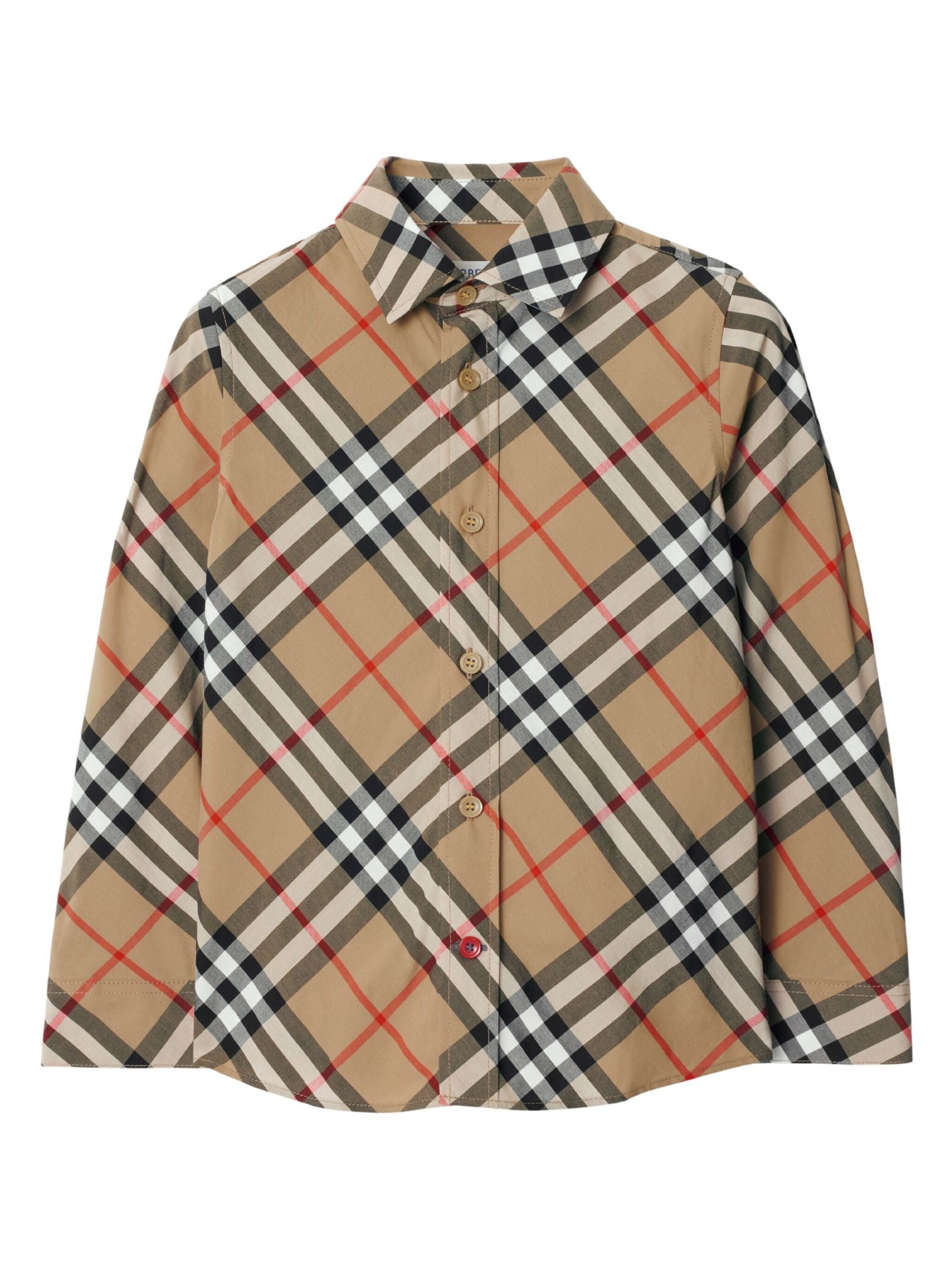 Burberry BURBERRY KIDS Check Cotton Shirt　BURBERRY KIDS チェックコットンシャツ
