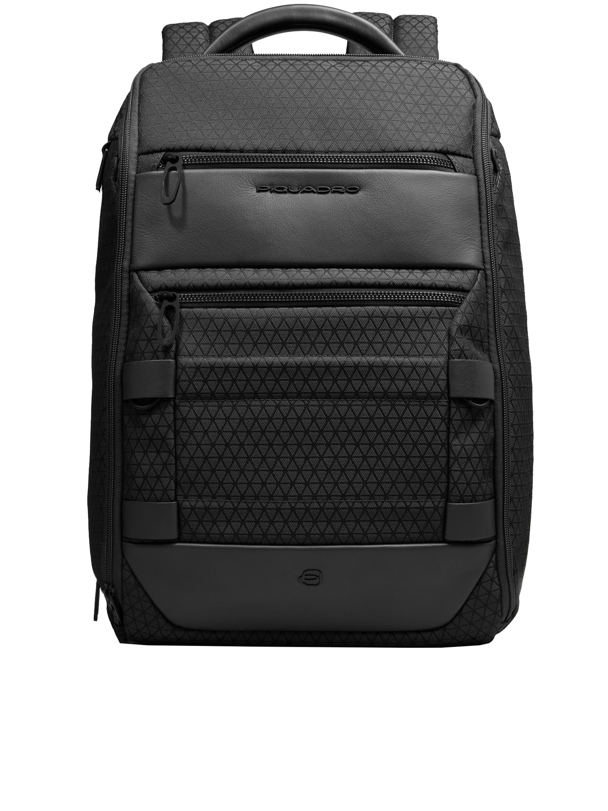 Piquadro Laptop And Ipad Backpack In Black