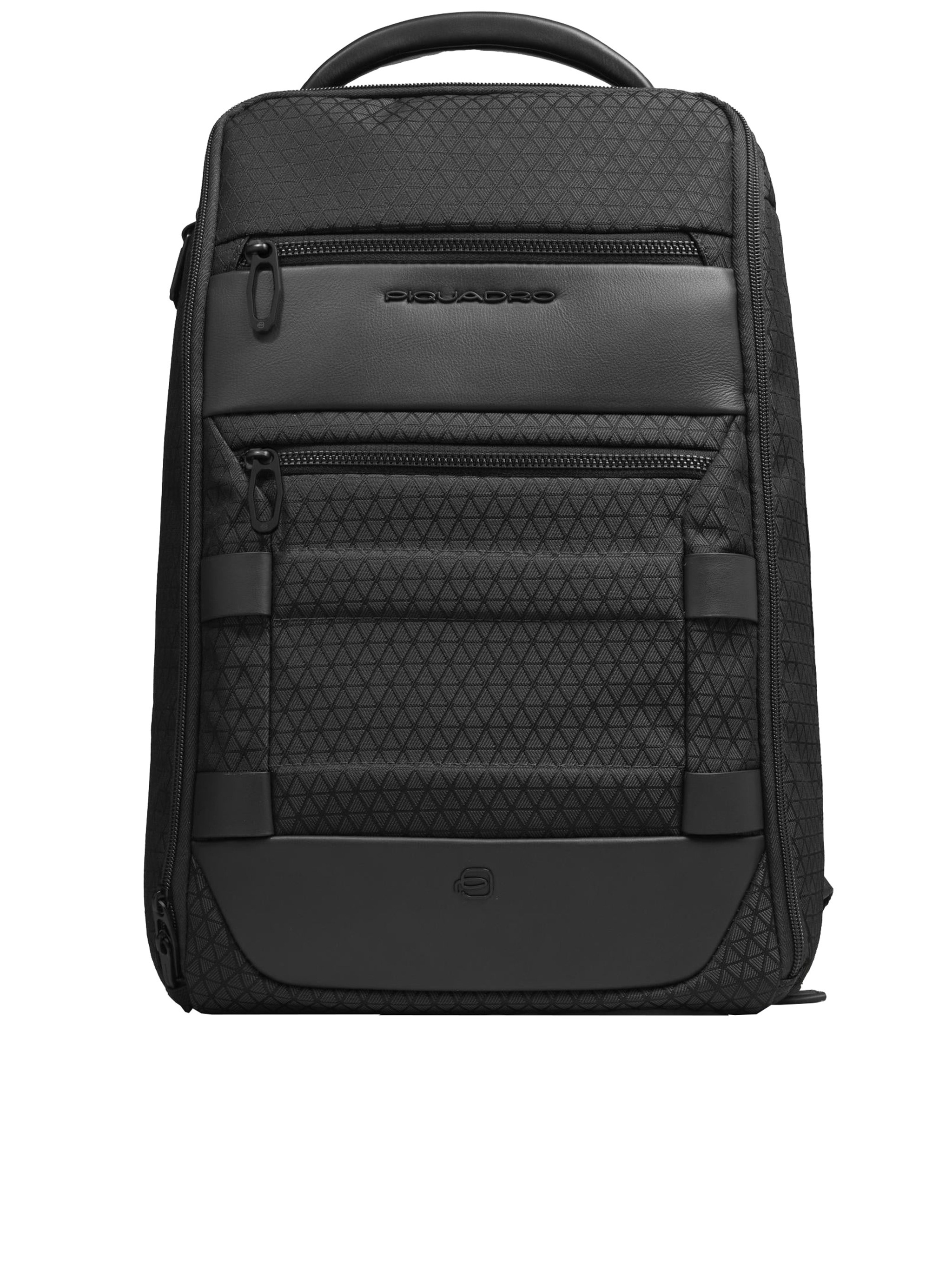 Piquadro Laptop And Ipad Backpack In Black