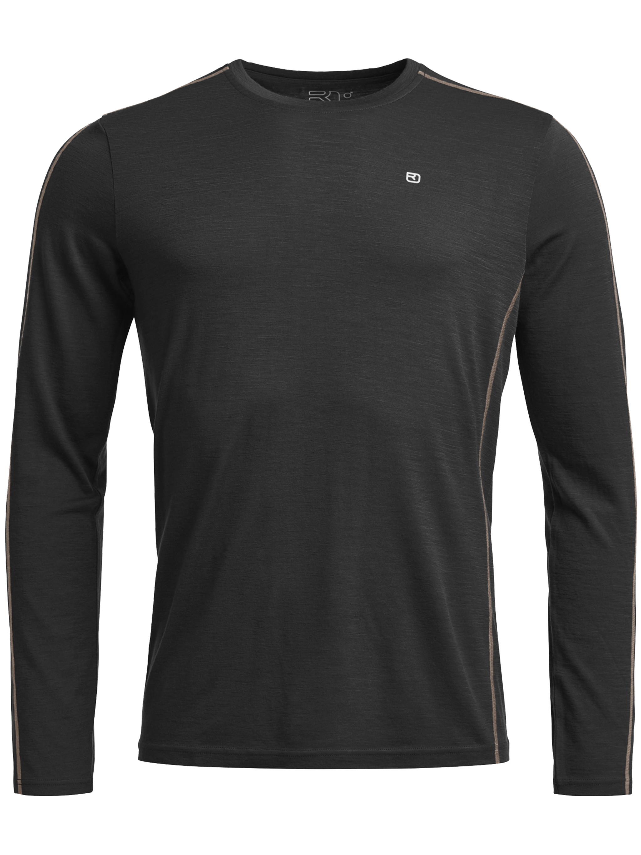Ortovox 185 Rock`n`wool Long Sleeve In Black