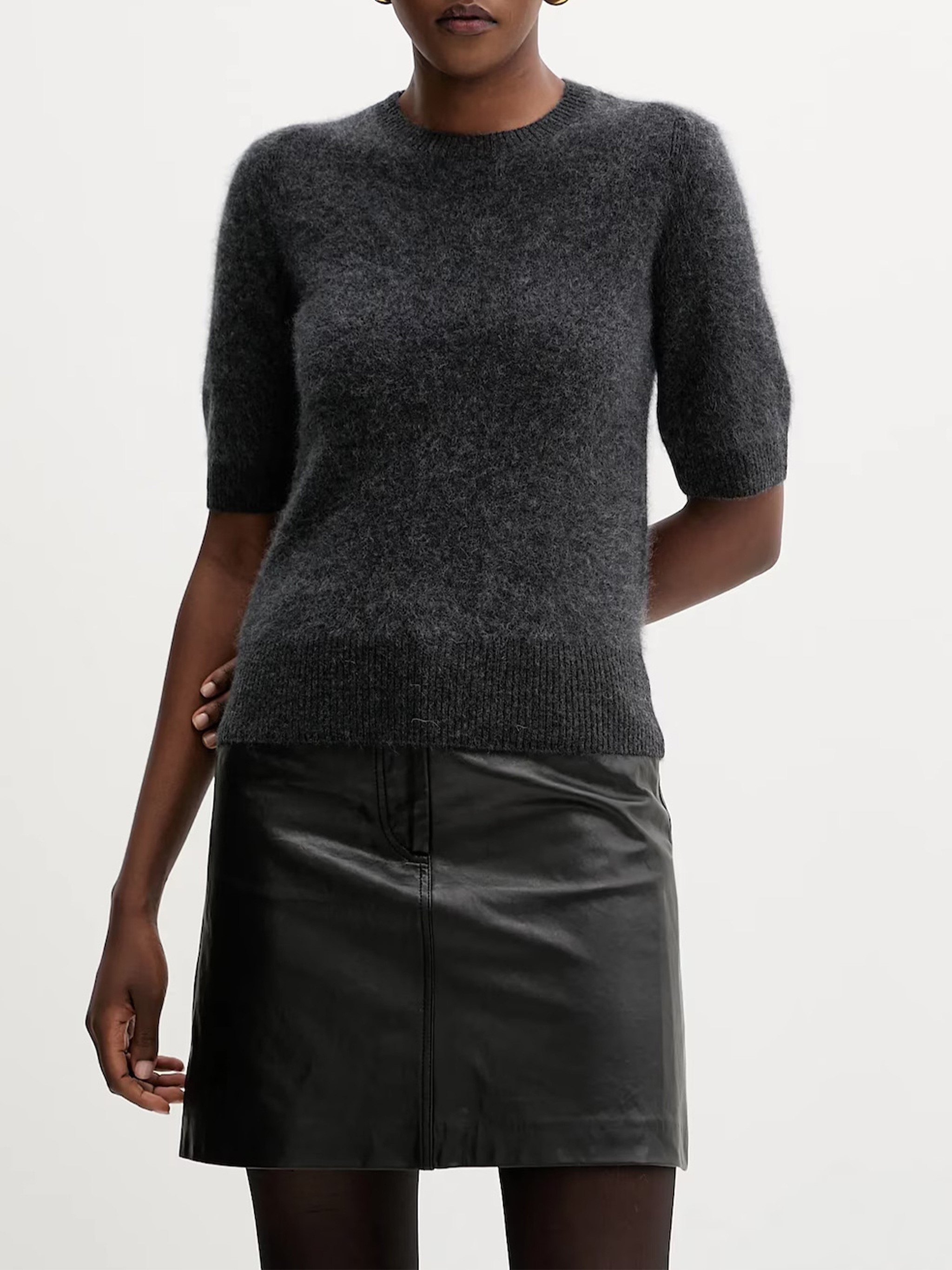 Marella Crew Neck Sweater In Black