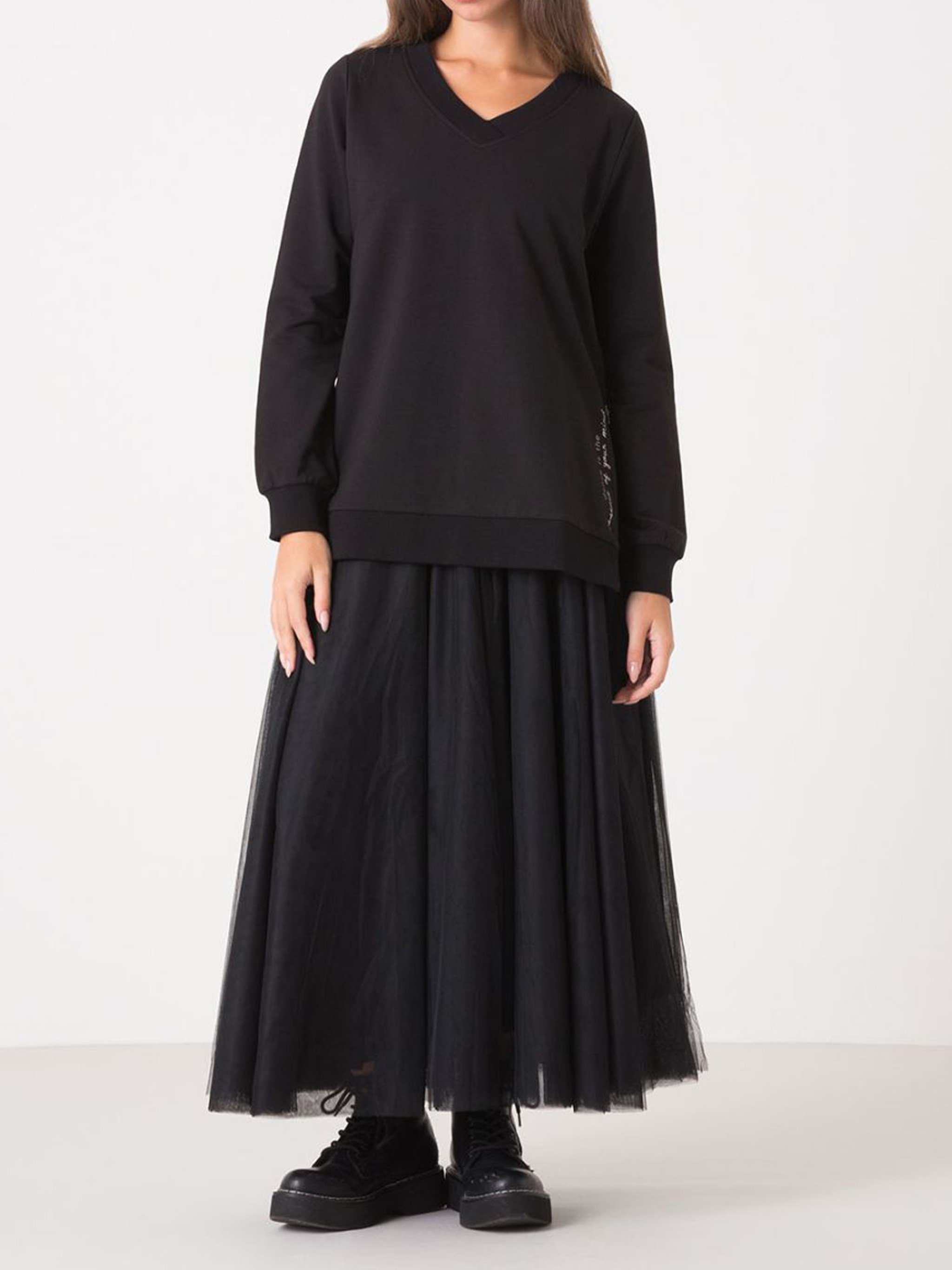 Dimensione Danza Maxi Sweater In Animal Print