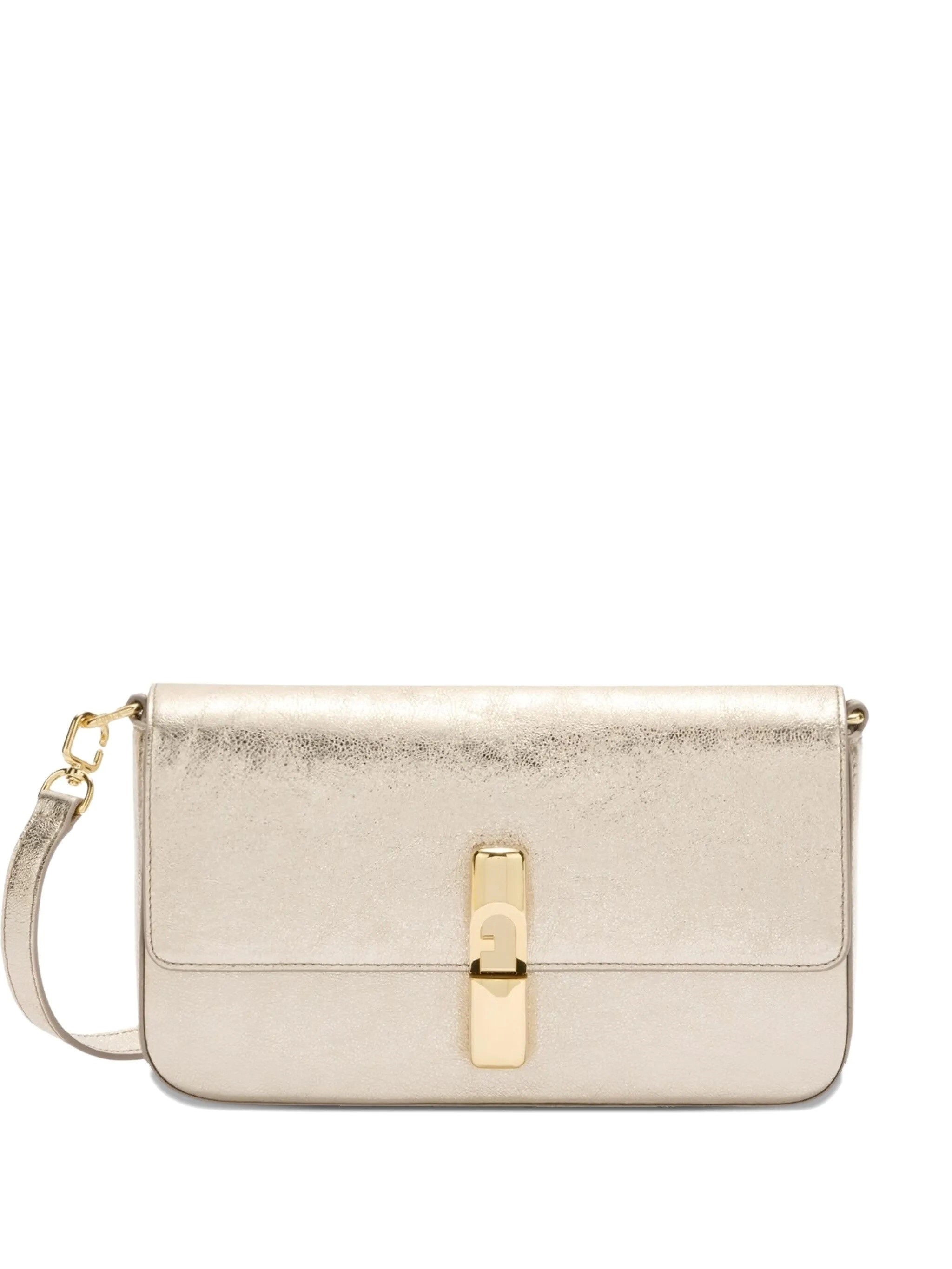 Furla Iride S Crossbody Bags In Gold