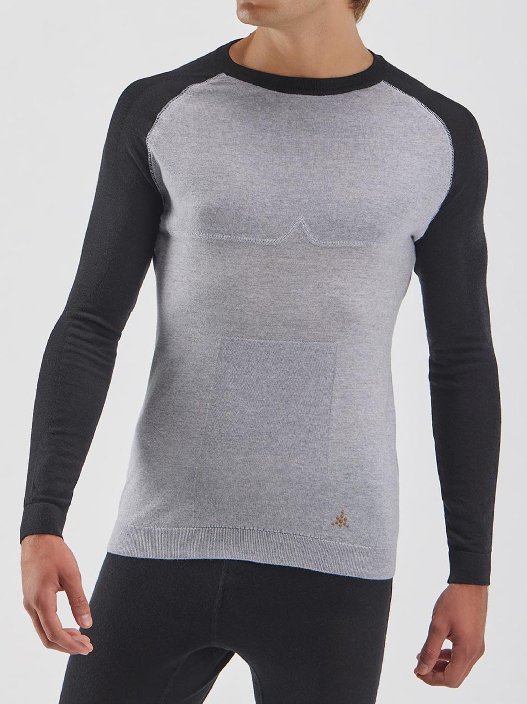 Bioma Crew Neck Base Layer M/l In Gray