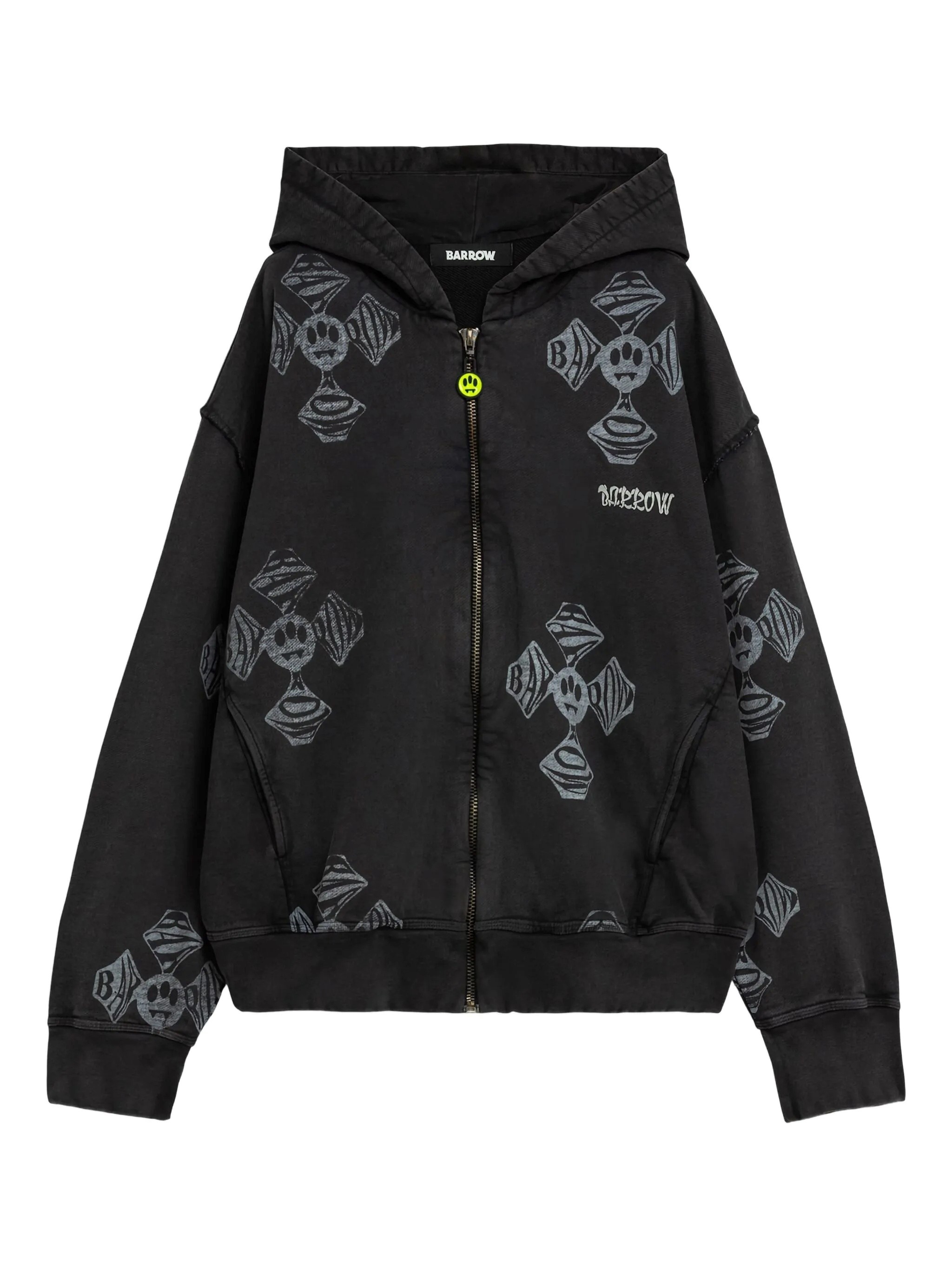 Barrow Zip Hoodie In Black