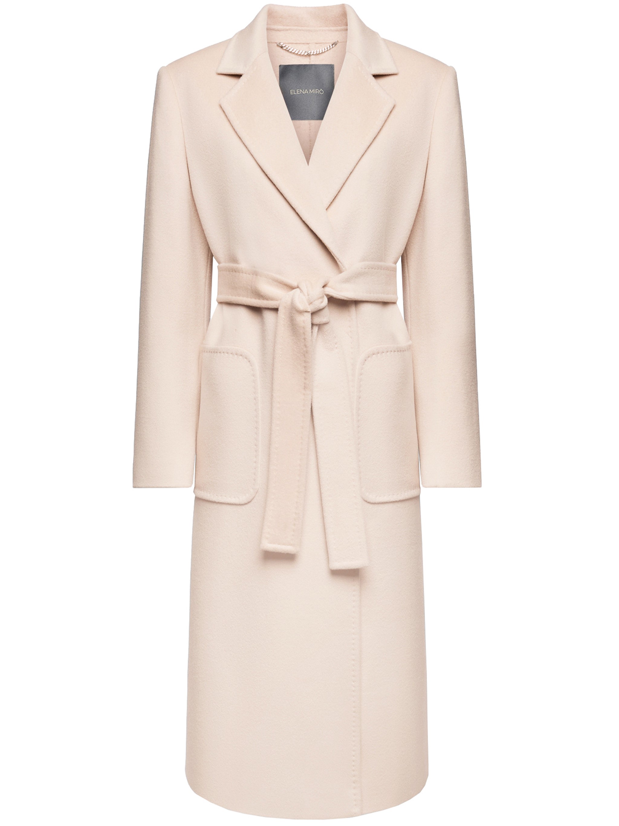 Elena Miro' Coat Clothing In White