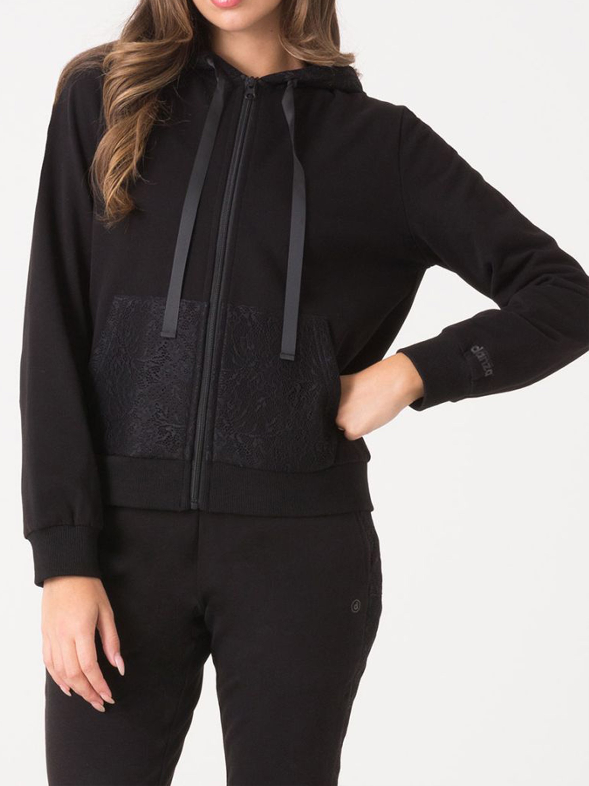 Dimensione Danza Hooded Sweatshirt In Animal Print