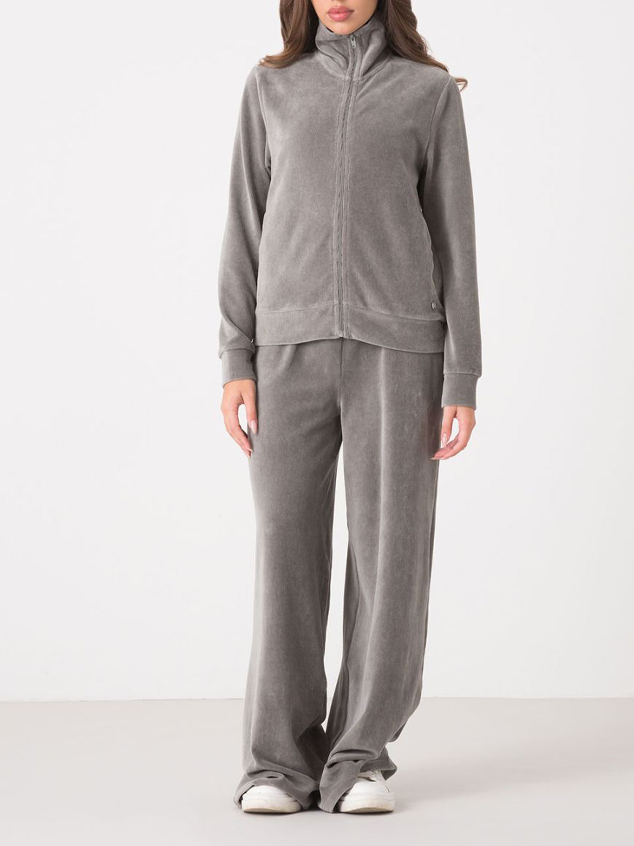 Dimensione Danza Full Zip In Gray