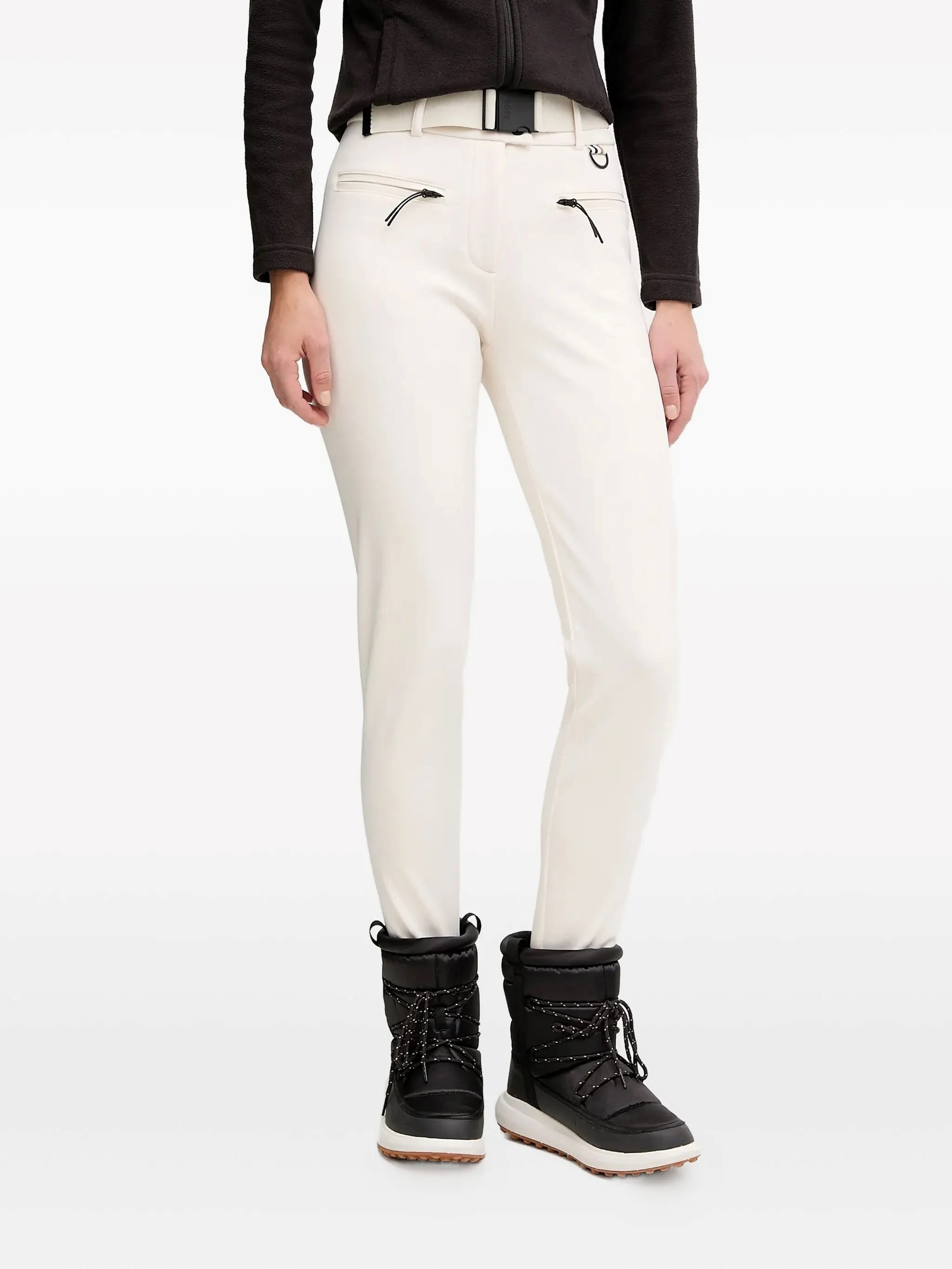 Hugo Boss Buckle-belt Ski Bottoms In White