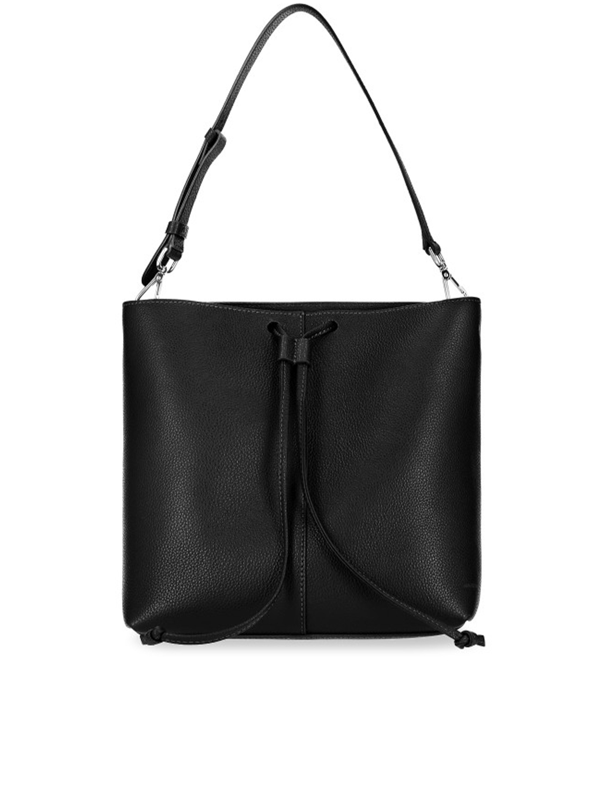 Quarzovivo Kiani Drawstring-fastening Tote Bag In Black