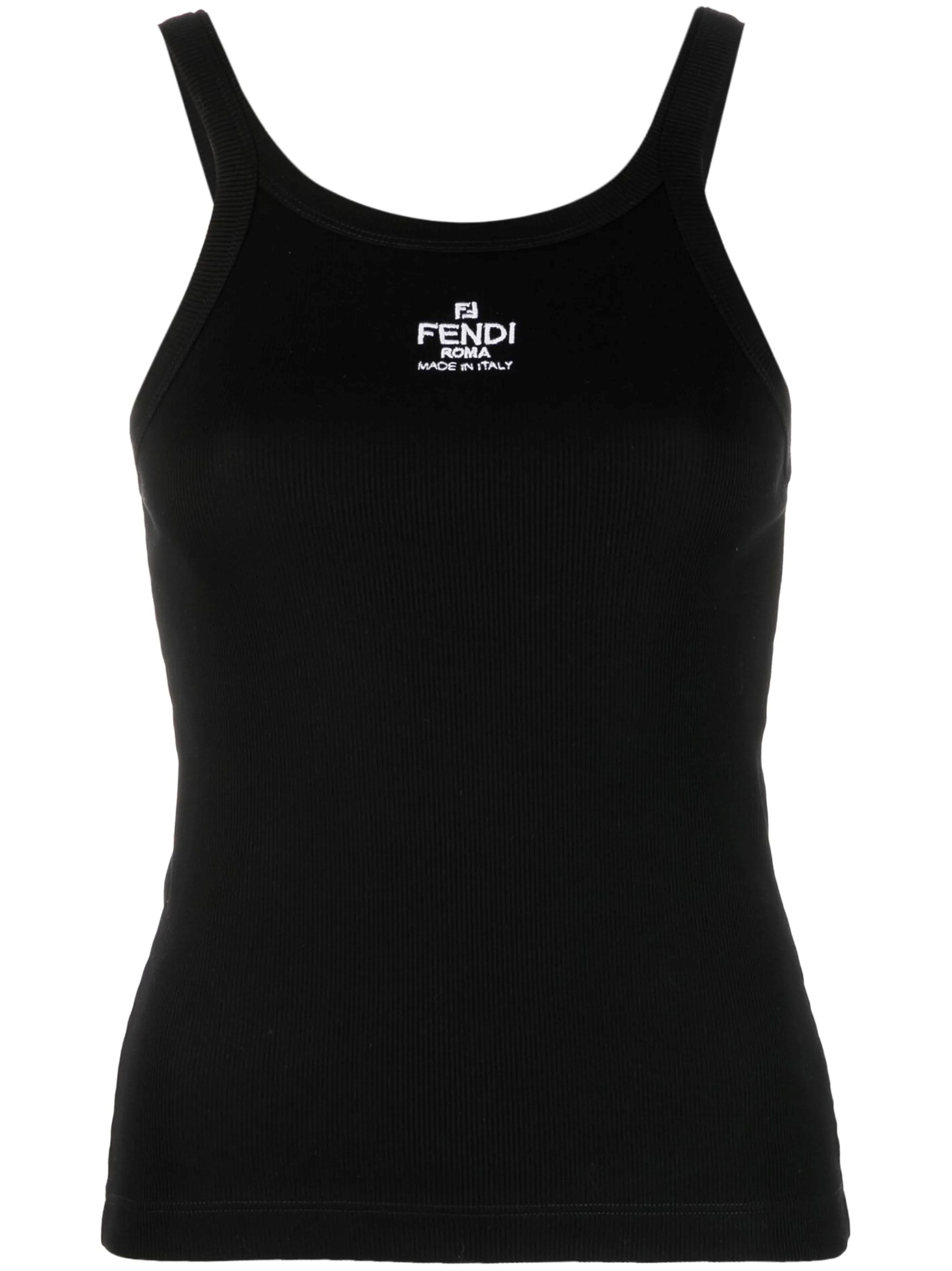 FENDI Black Cotton Top　FENDI ブラック コットン トップ FENDI