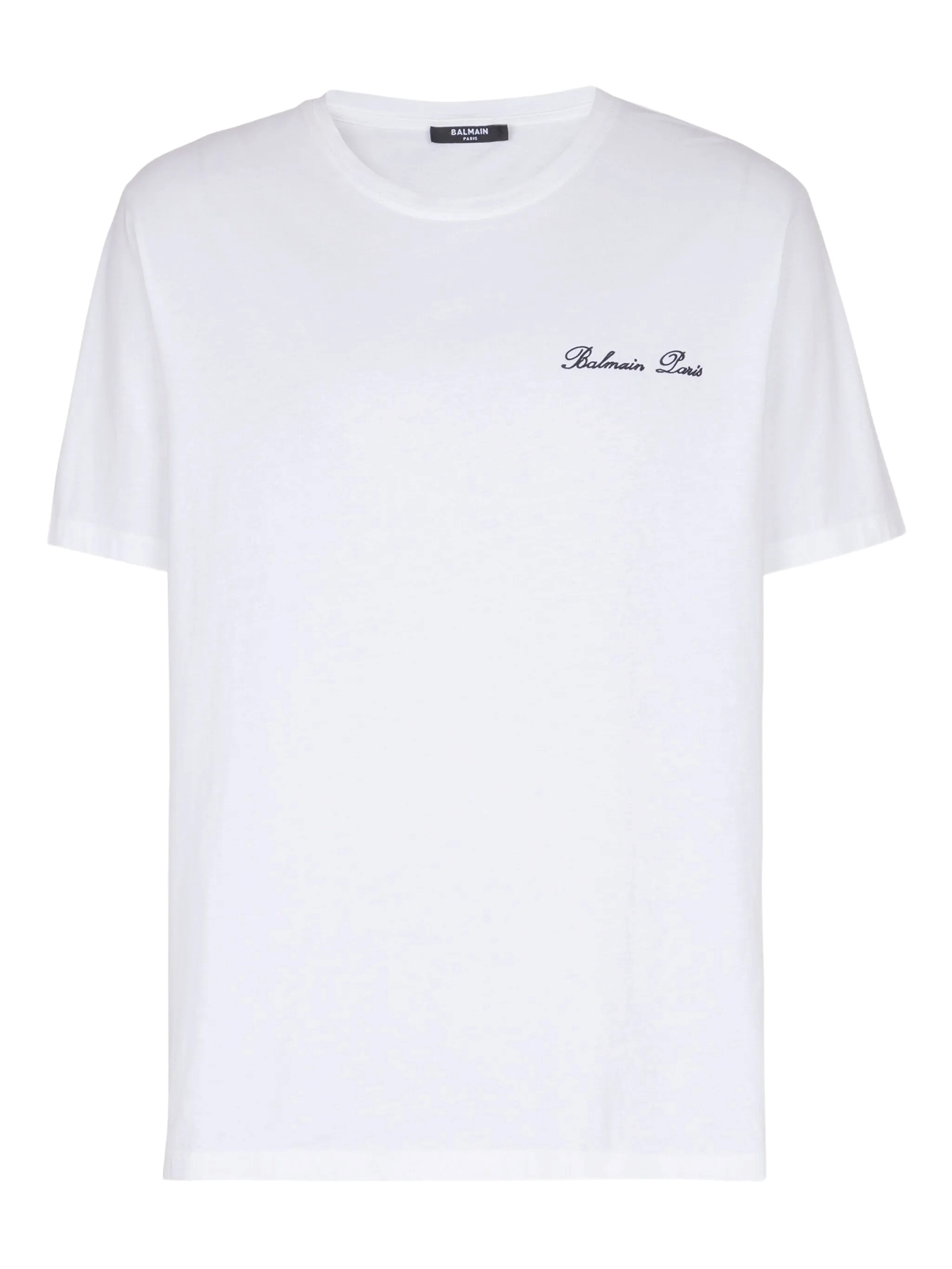 Balmain Loose Ss T-shirt In White