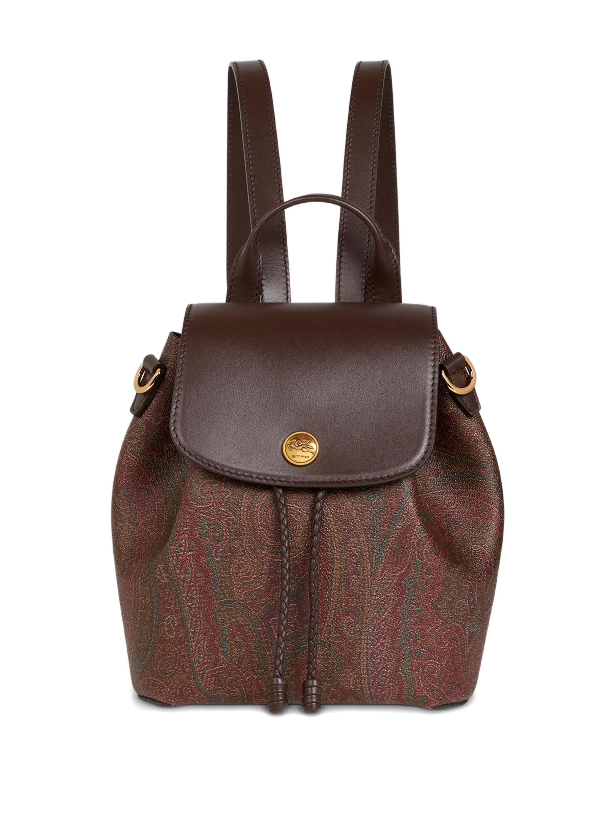 Etro Backpack S Arnica In Brown