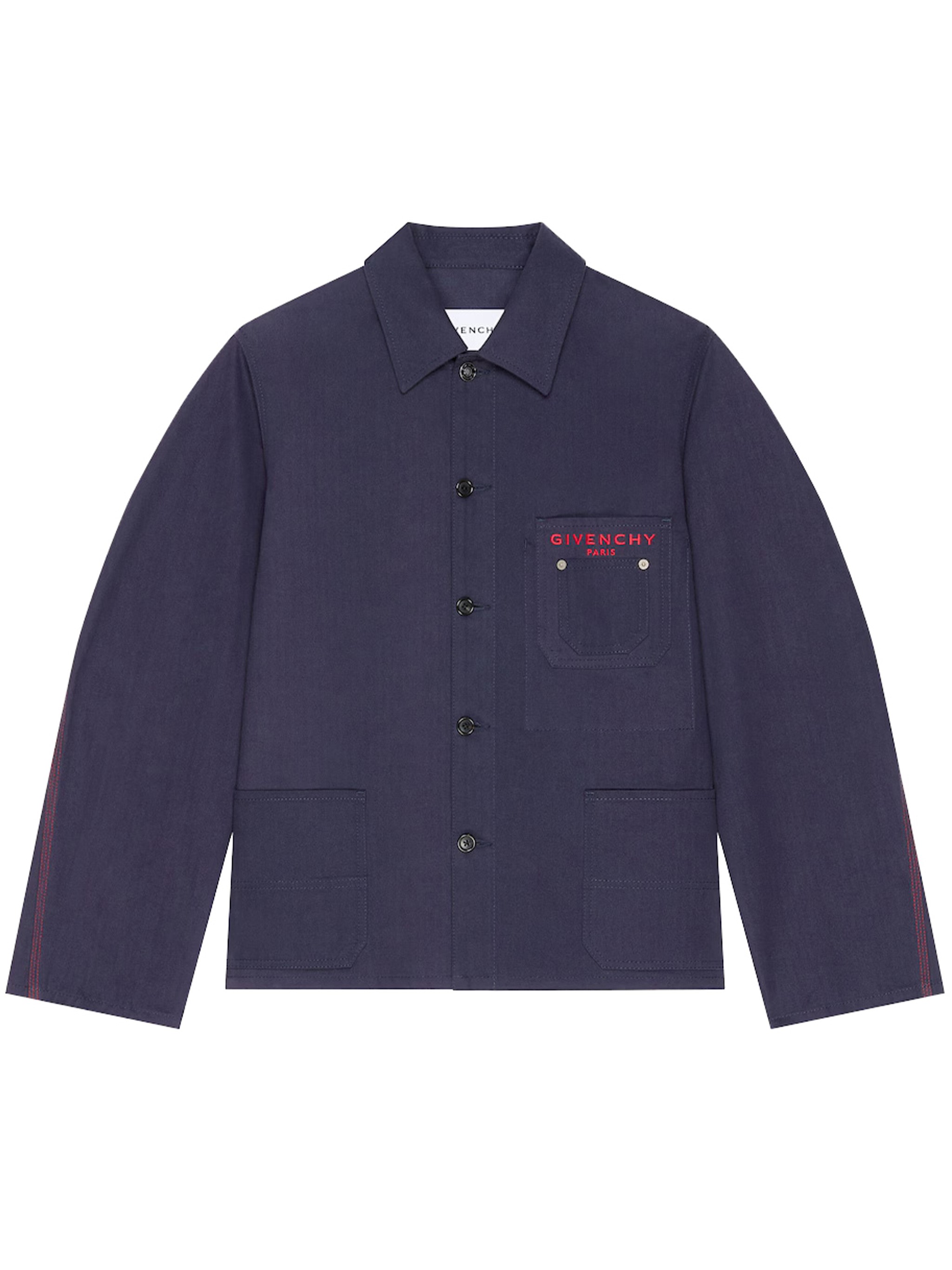 Givenchy Patch Pockets Jacket Clothing In Black