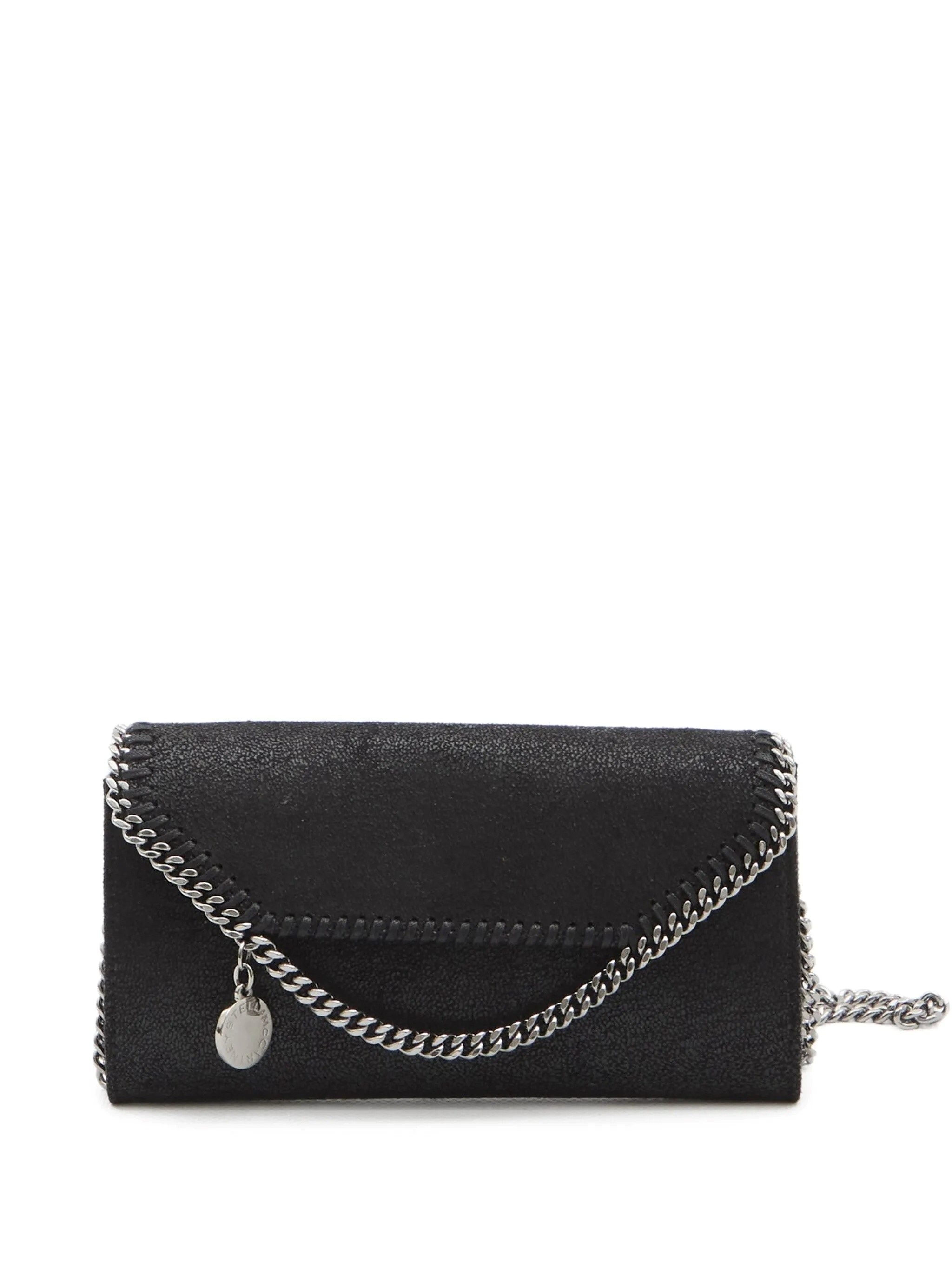 Stella Mccartney Falabella Continental Wallet Accessories In Black