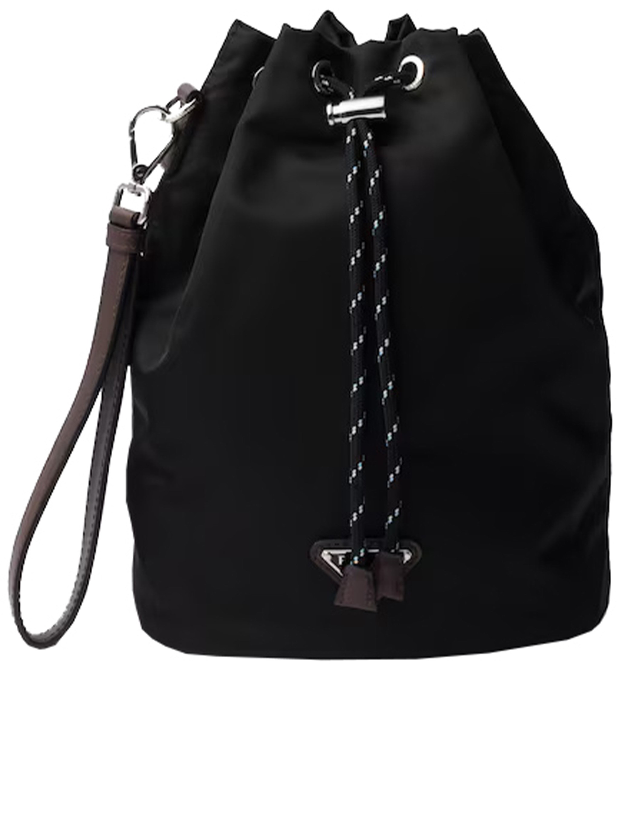 Prada PRADA Prada Speedrock Pouch In Re-Nylon And Leather　PRADA プラダ スピードロック ポーチ (再ナイロン&レザー)