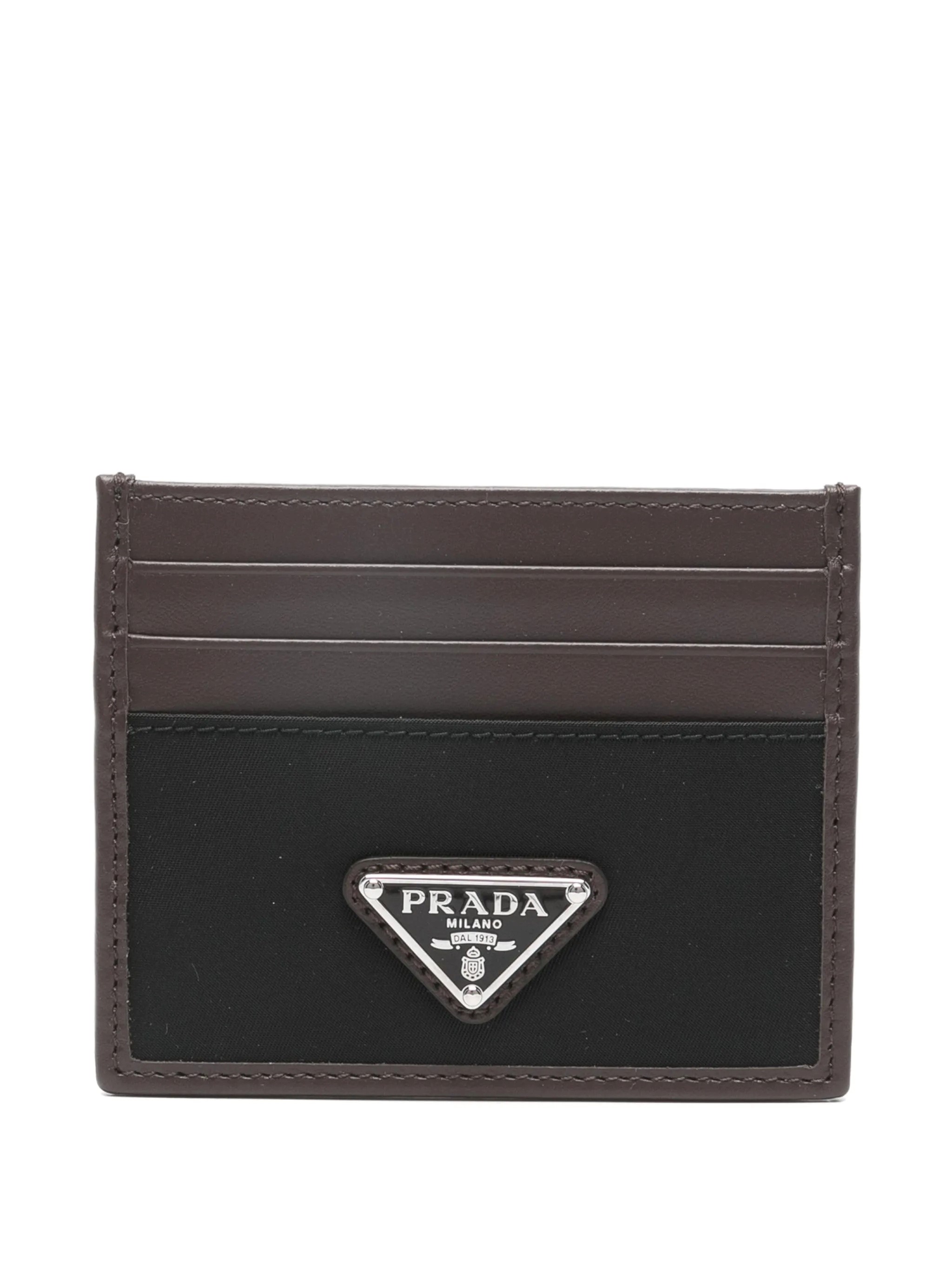 Prada PRADA Prada Speedrock Card Holder In Re-Nylon And Leather　PRADA プラダ スピードロック カード ホルダー (再ナイロンとレザー)