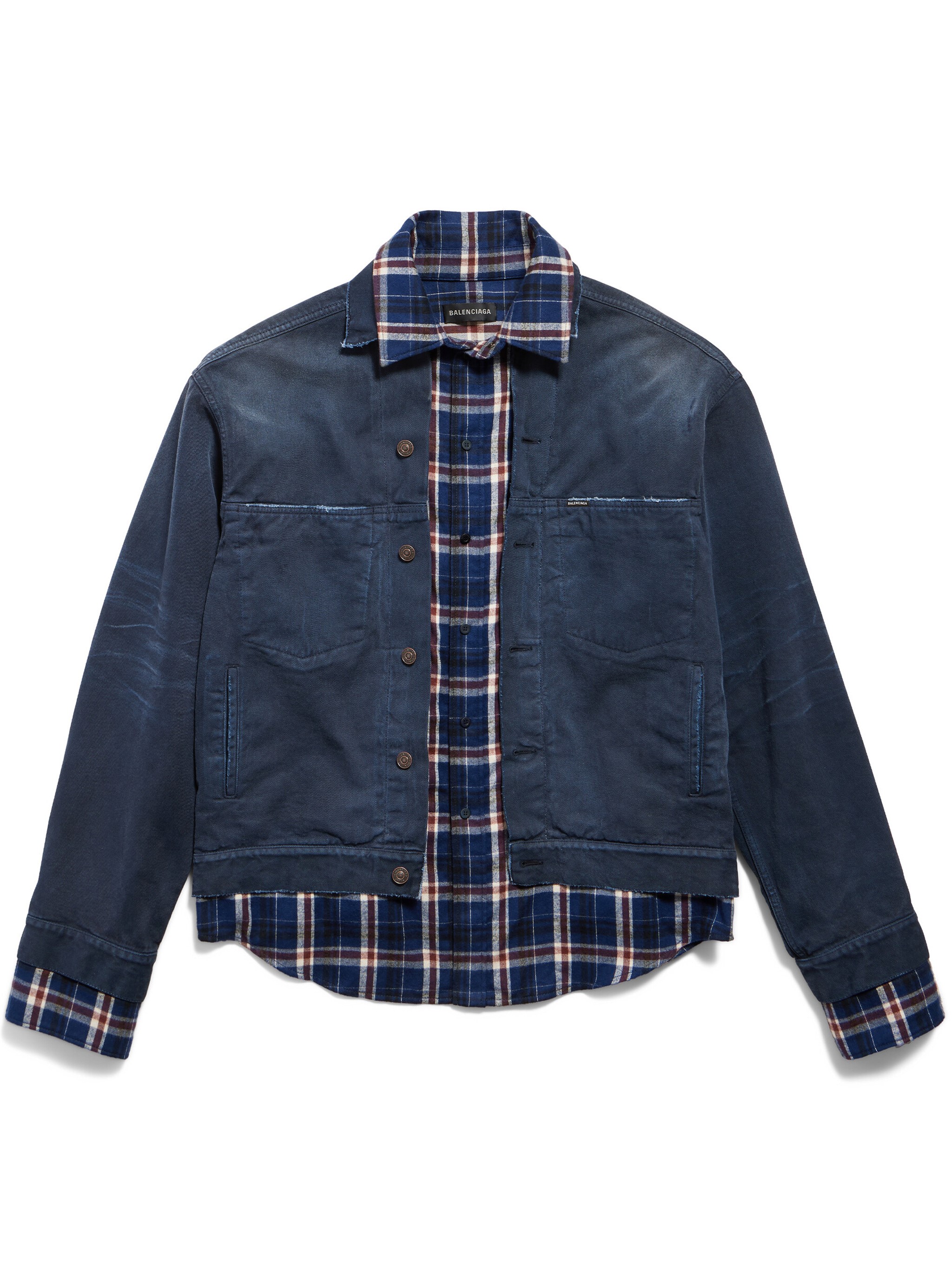 BALENCIAGA BALENCIAGA Patched Shirt Jacket　バレンシアガ パッチ シャツ ジャケット