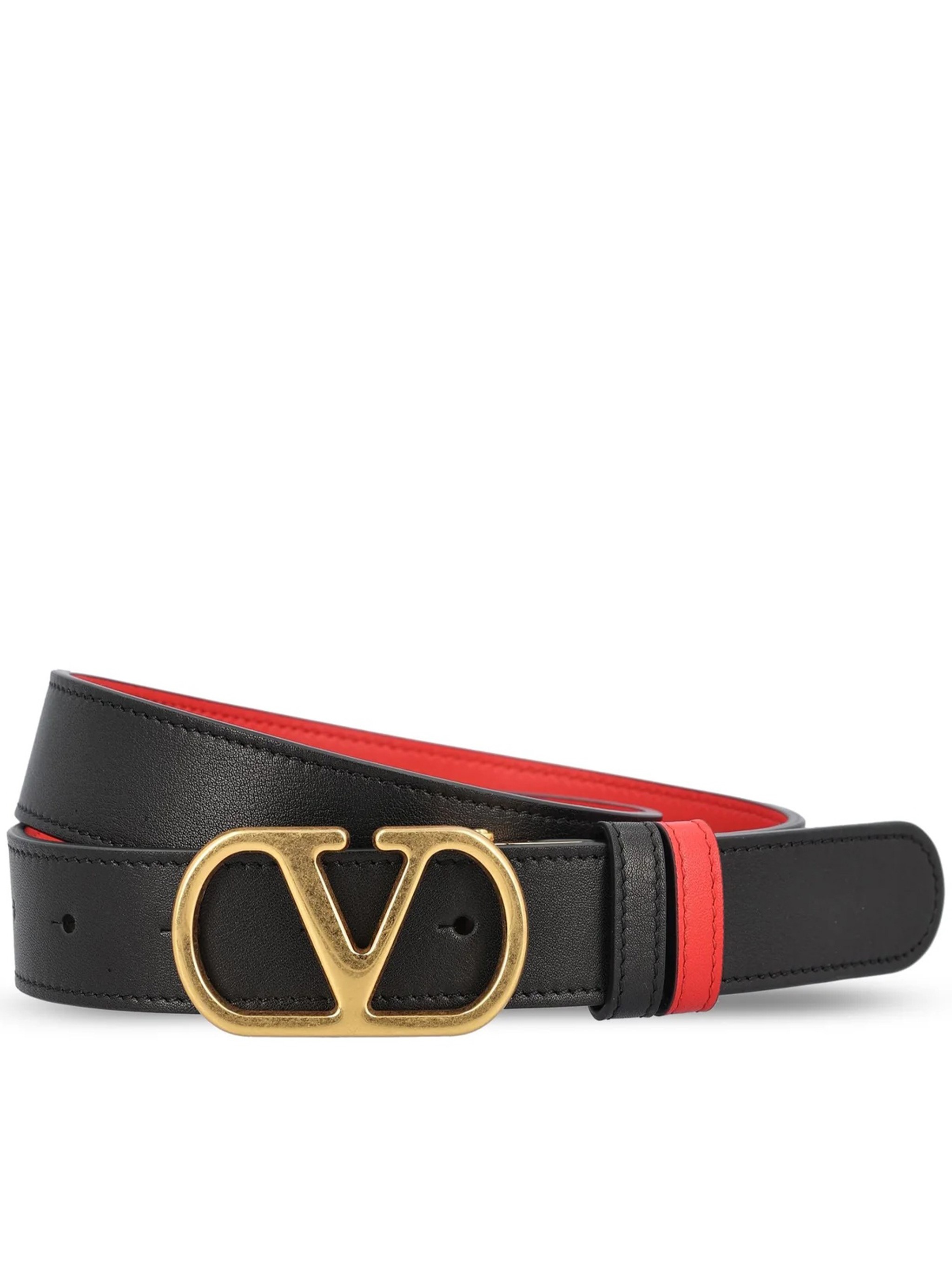 VALENTINO VALENTINO Reversible Vlogo Signature Belt　VALENTINO リバーシブル Vlogo シグネチャー ベルト