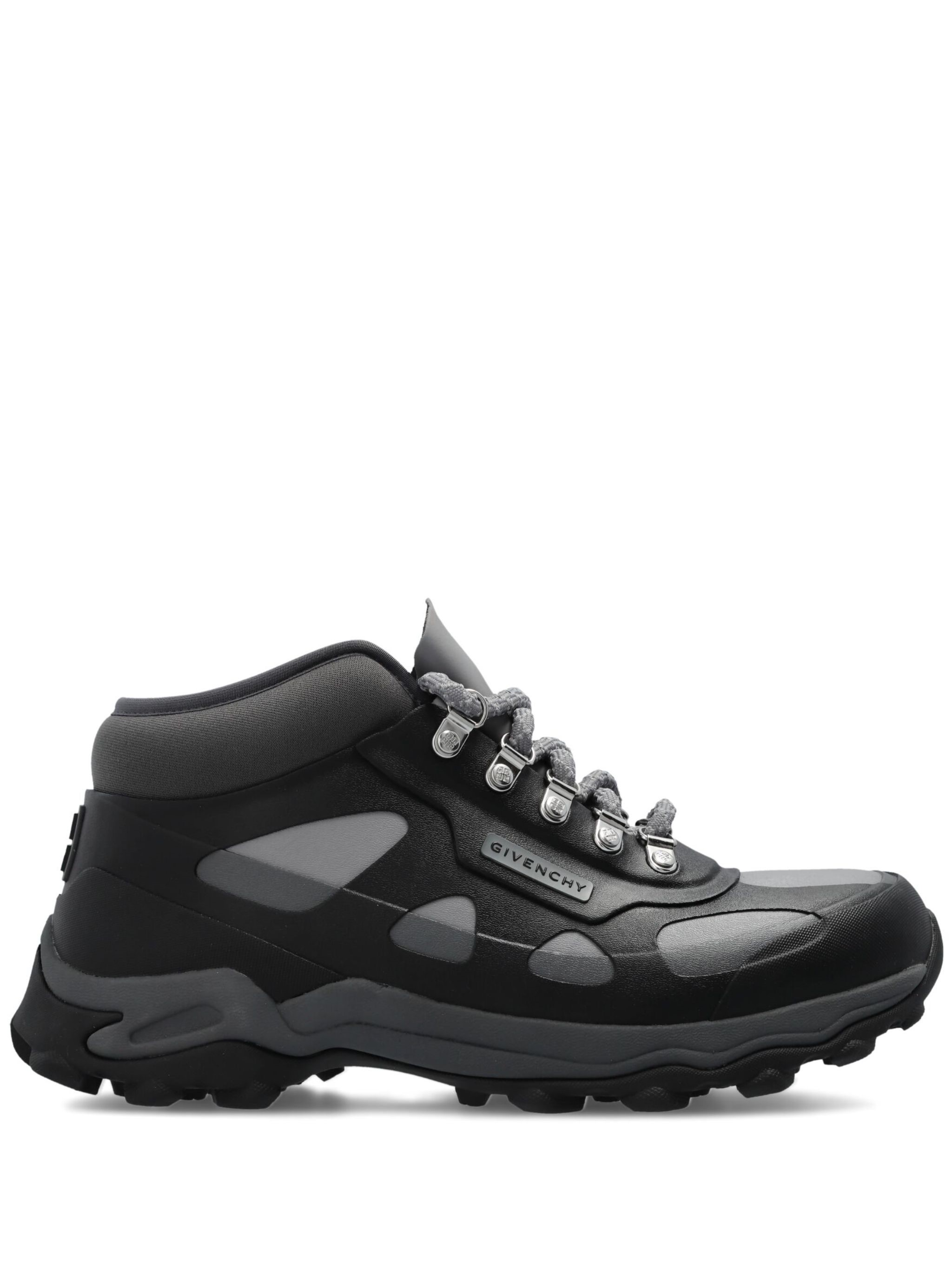 Givenchy Laced Bogs Rubber And Neoprene Boots In Black