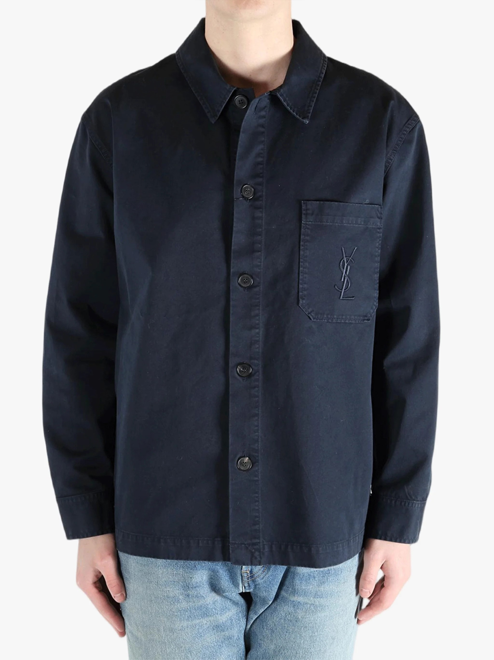 Saint Laurent SAINT LAURENT Downtown Overshirt　サンローラン ダウンタウン オーバーシャ​​ツ