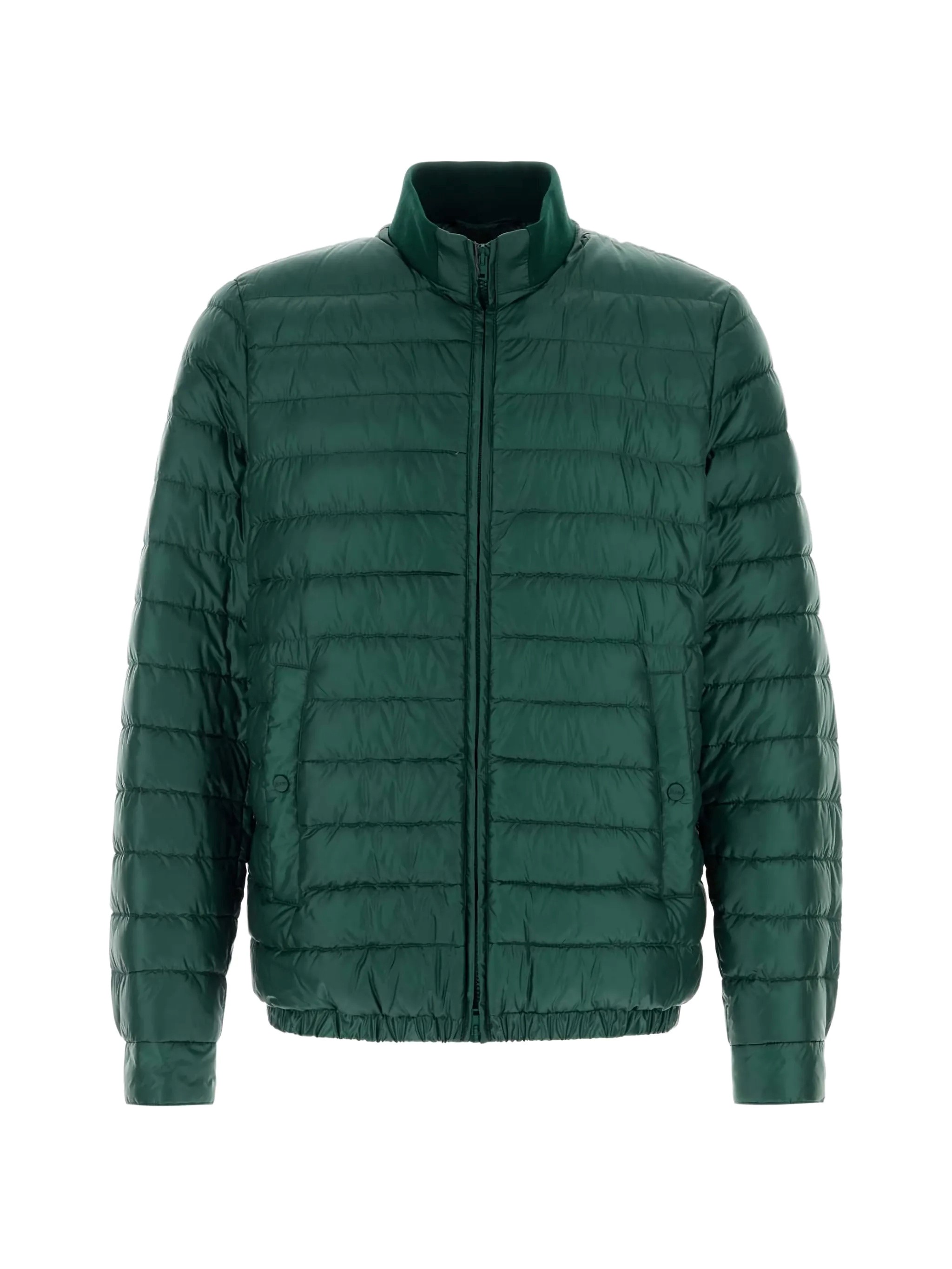 HERNO HERNO Herno, Down Jacket With Knit Collar　HERNO ヘルノ ニット襟付きダウンジャケット