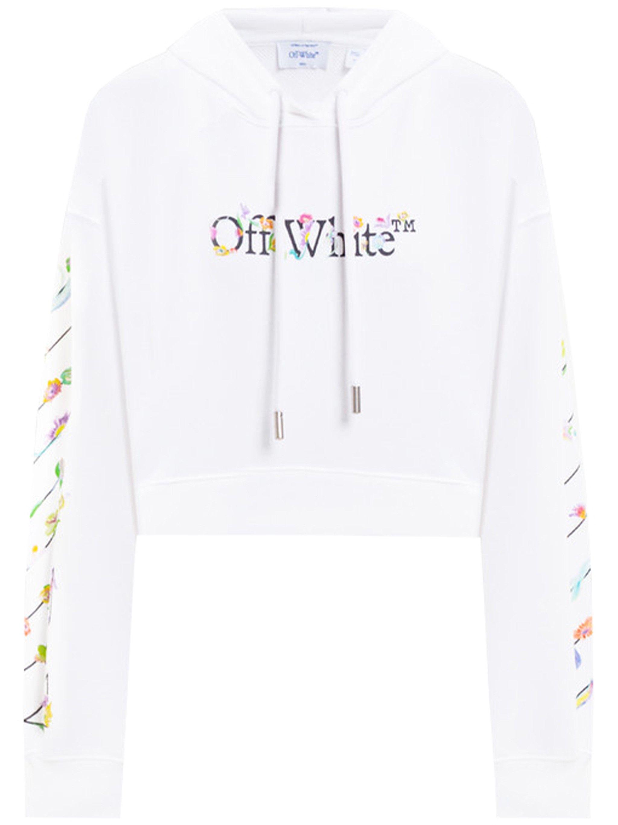 Off-White OFF-WHITE Bookish Glowing Flower Crop T