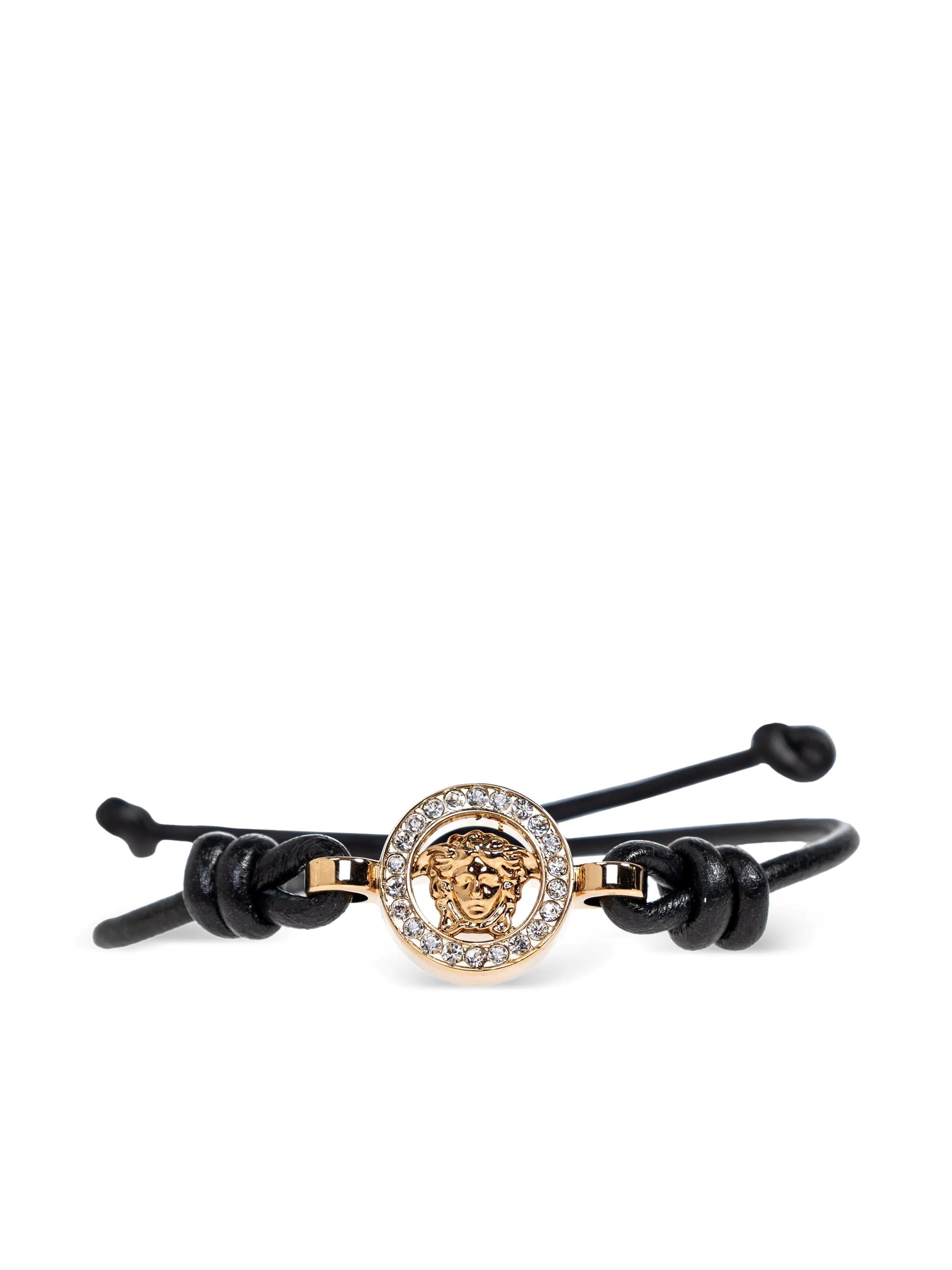 VERSACE VERSACE Medusa Leather Bracelet `95　VERSACE メデューサ レザー ブレスレット `95