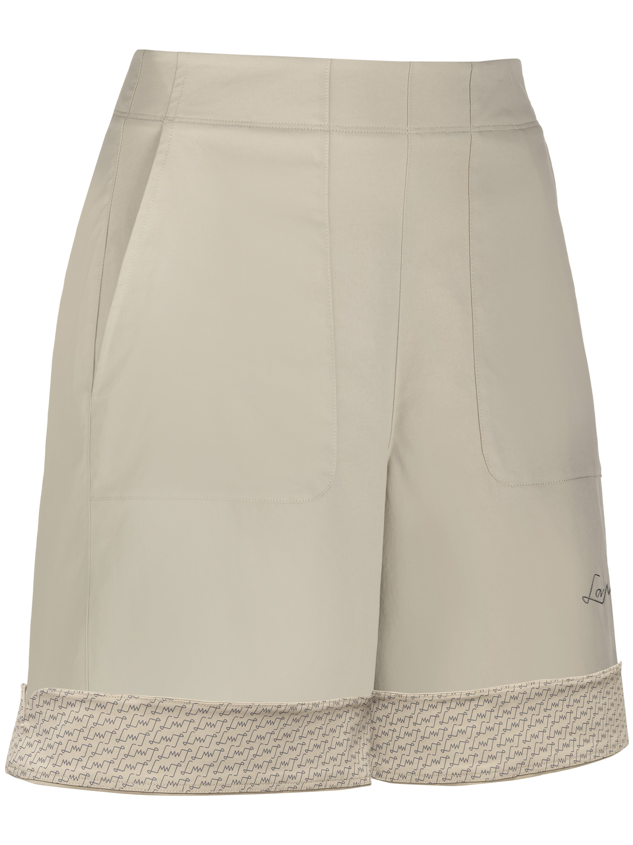 Lamunt Beige Long Skirt In Brown