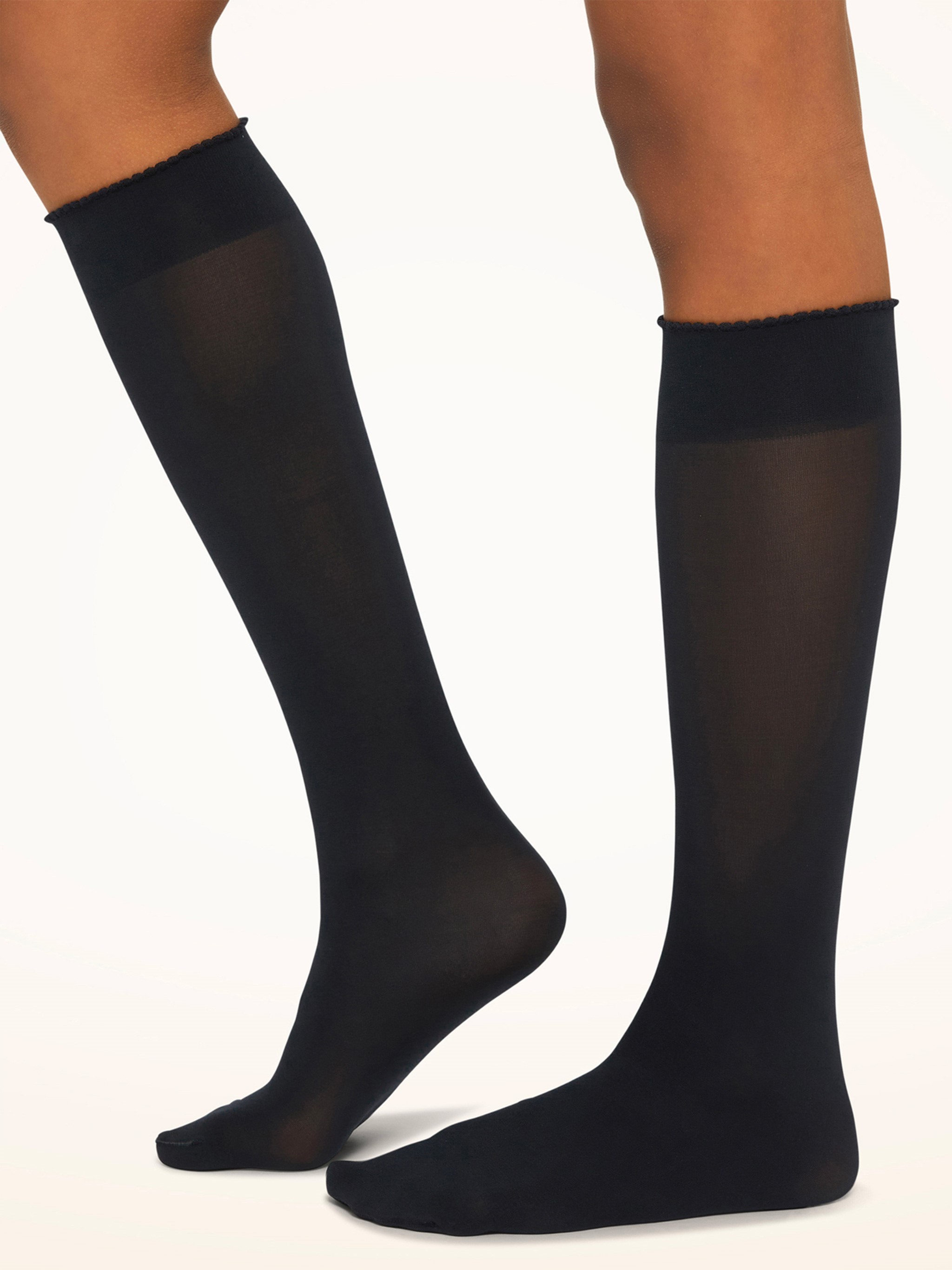 Wolford Autoreggenti Velvet De Luxe 50 Knee Highs