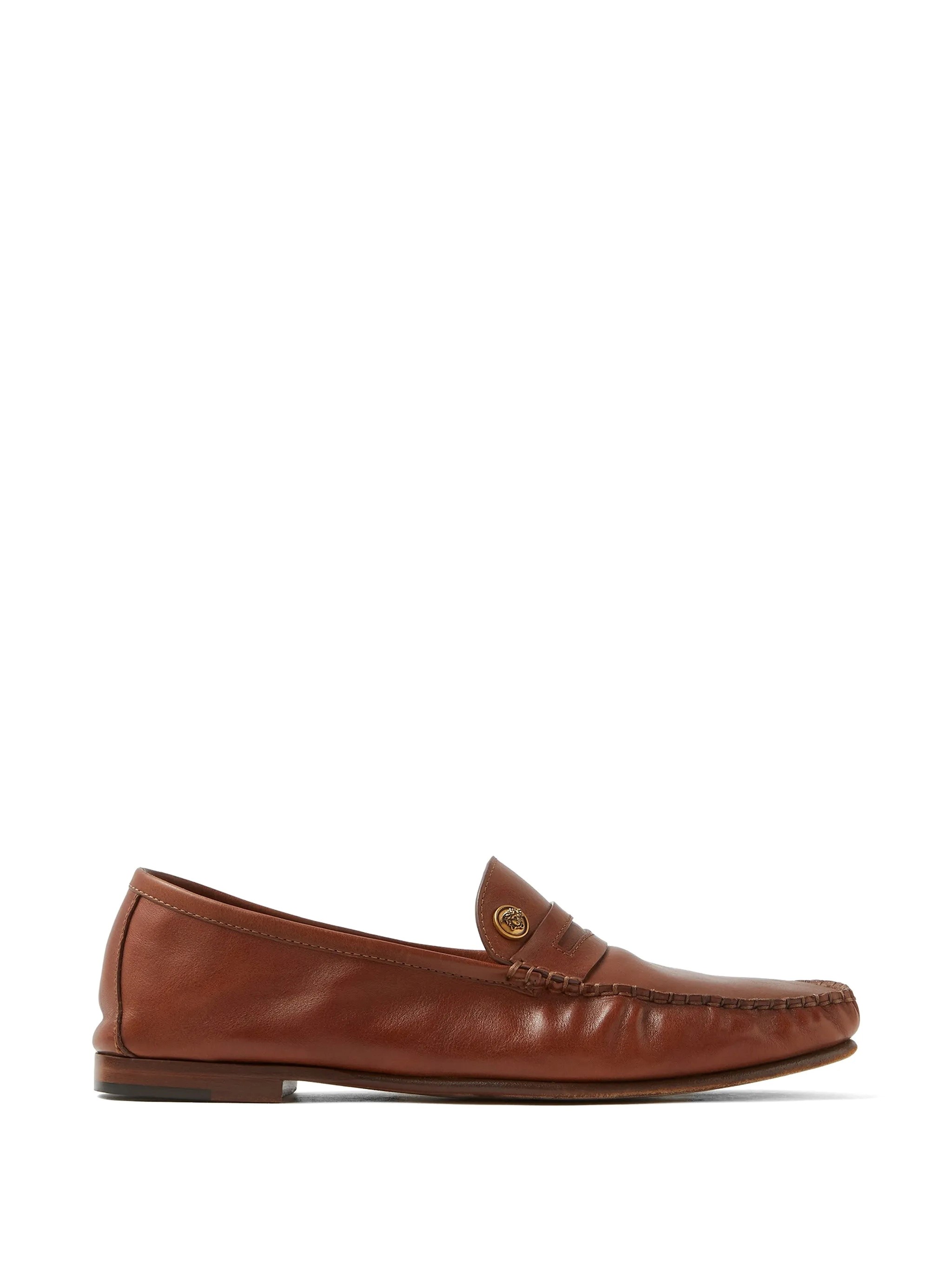 VERSACE Loafers T.0,5 Calf Leather　VERSACE ローファー T.0,5 カーフレザー VERSACE