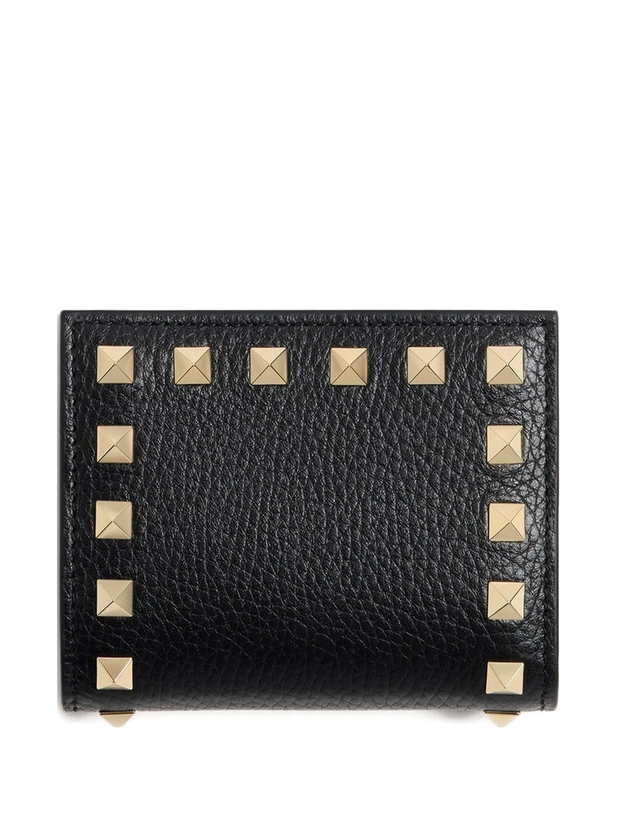 VALENTINO Rockstud Wallet In Garnet Calfskin　VALENTINO ロックスタッズ ウォレット (ガーネット カーフスキン) VALENTINO