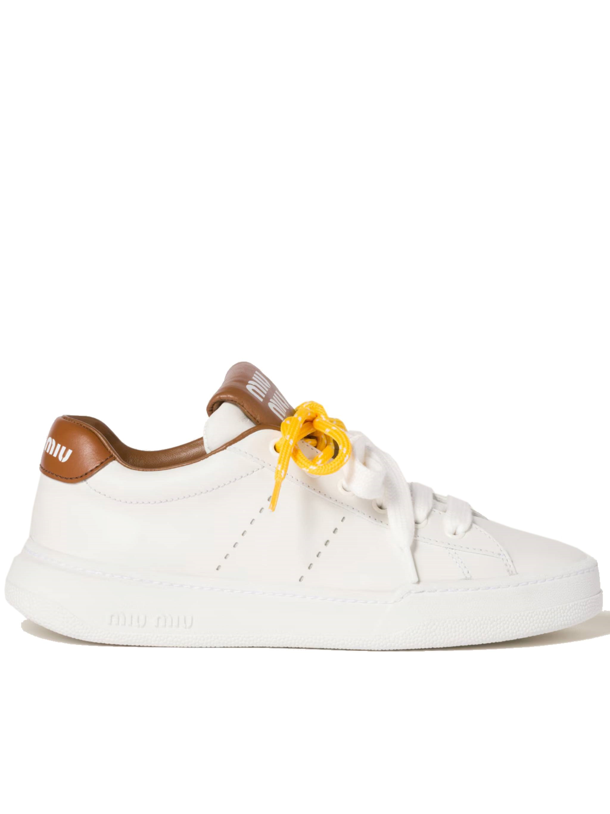 Miu Miu MIU MIU Sneakers In Pelle　MIU MIU スニーカー ペッレ