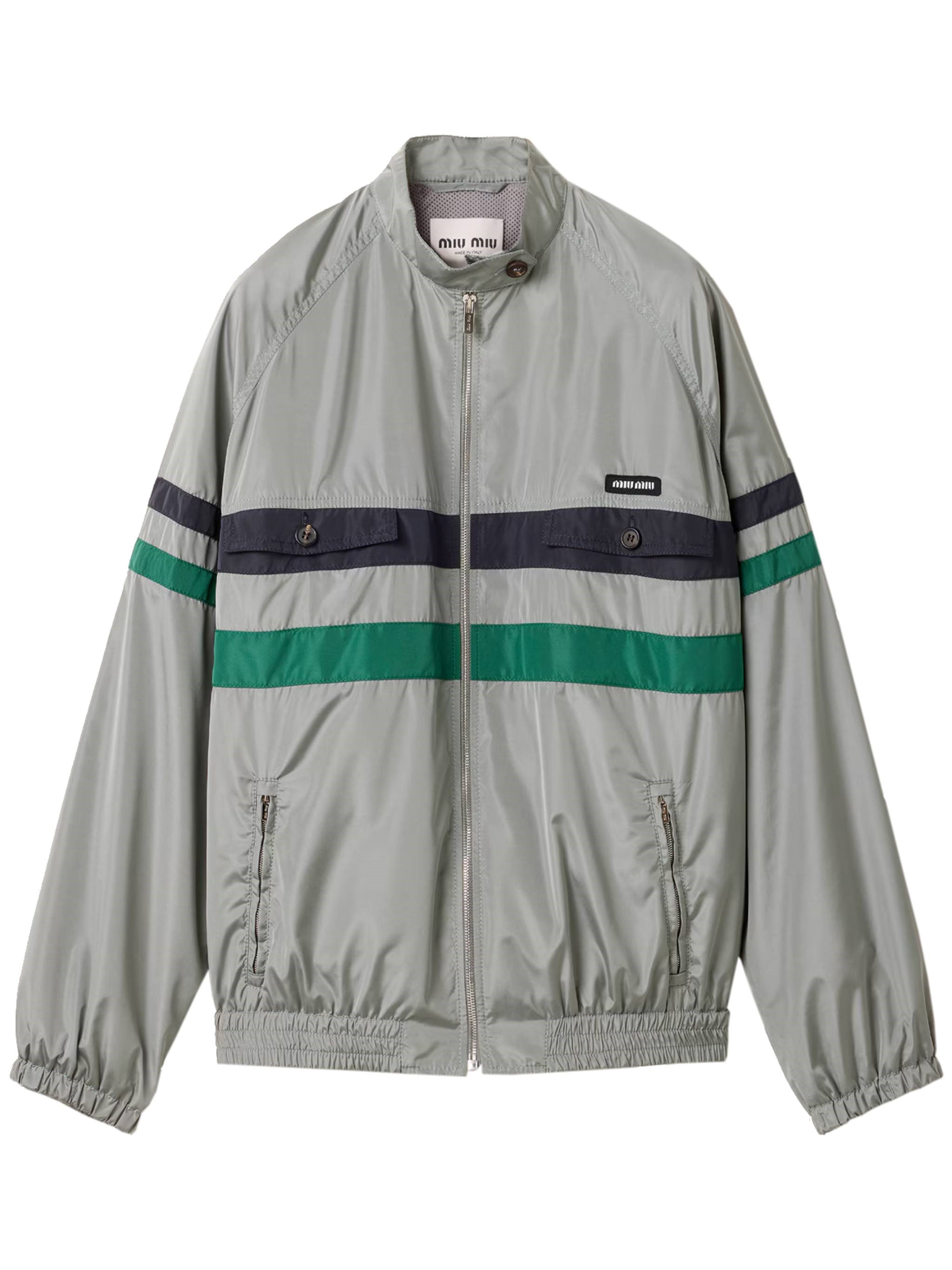 Miu Miu MIU MIU Silk Tech Blouson　MIU MIU シルクテックブルゾン