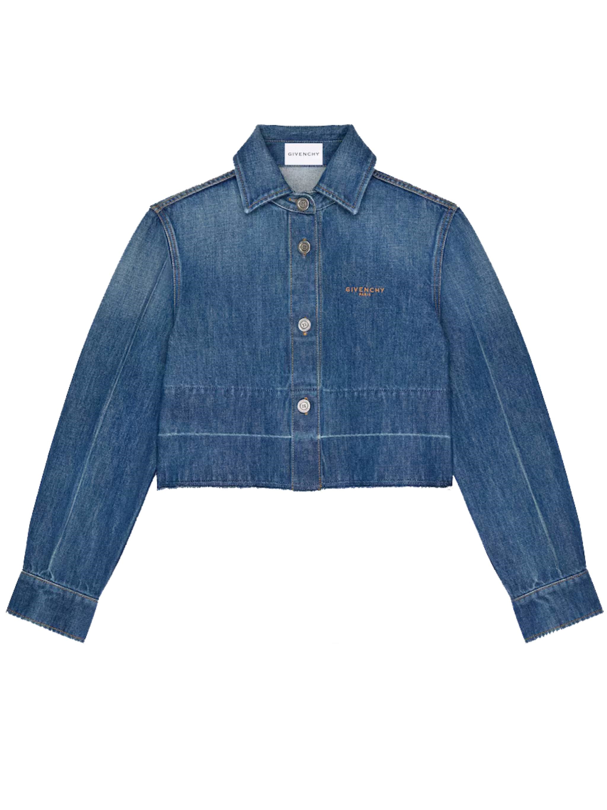 GIVENCHY GIVENCHY Raw Edge Denim Shirt　GIVENCHY ローエッジ デニム シャツ