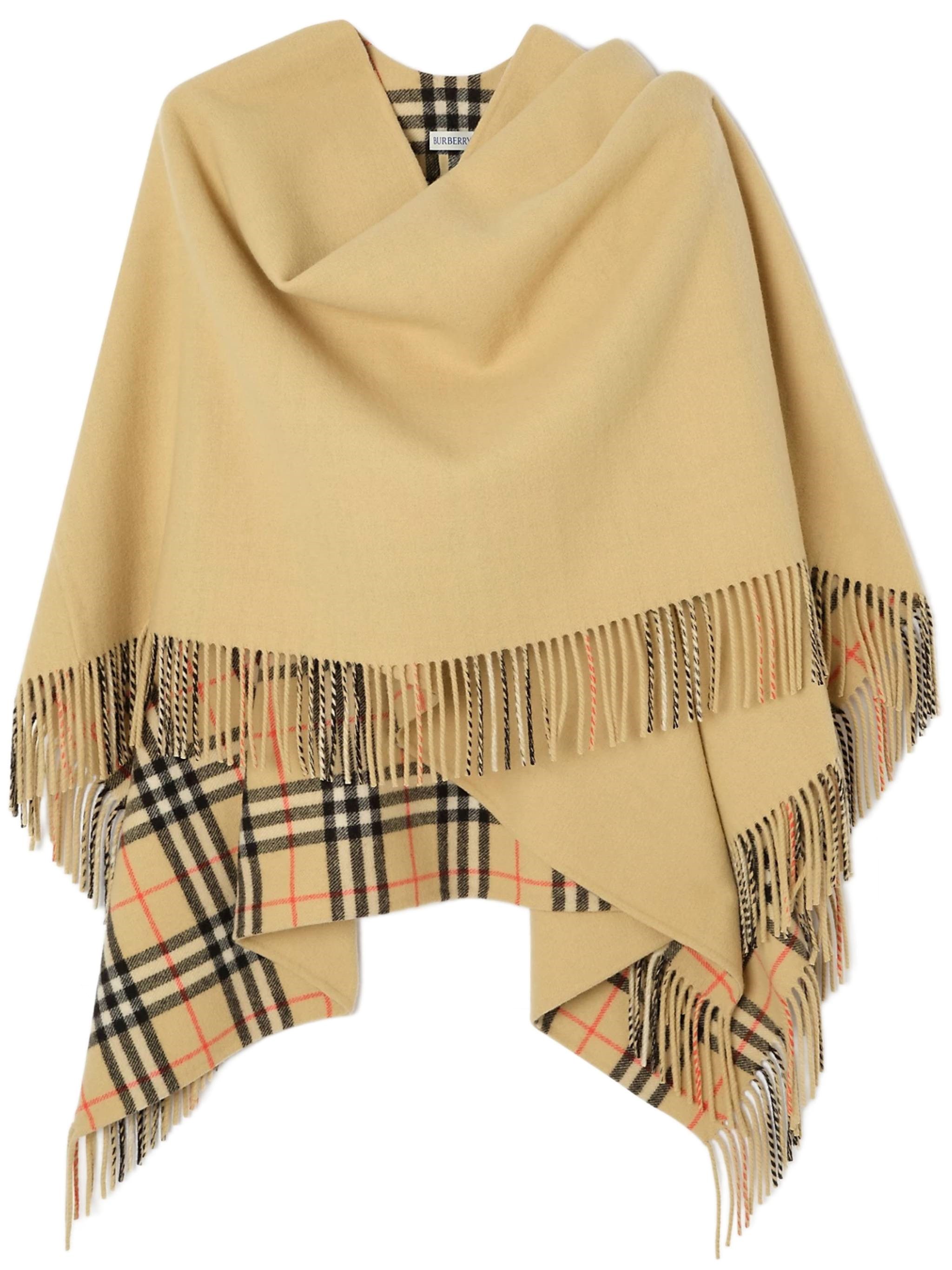 Burberry BURBERRY Burberry Wool Cape　BURBERRY バーバリー ウール ケープ