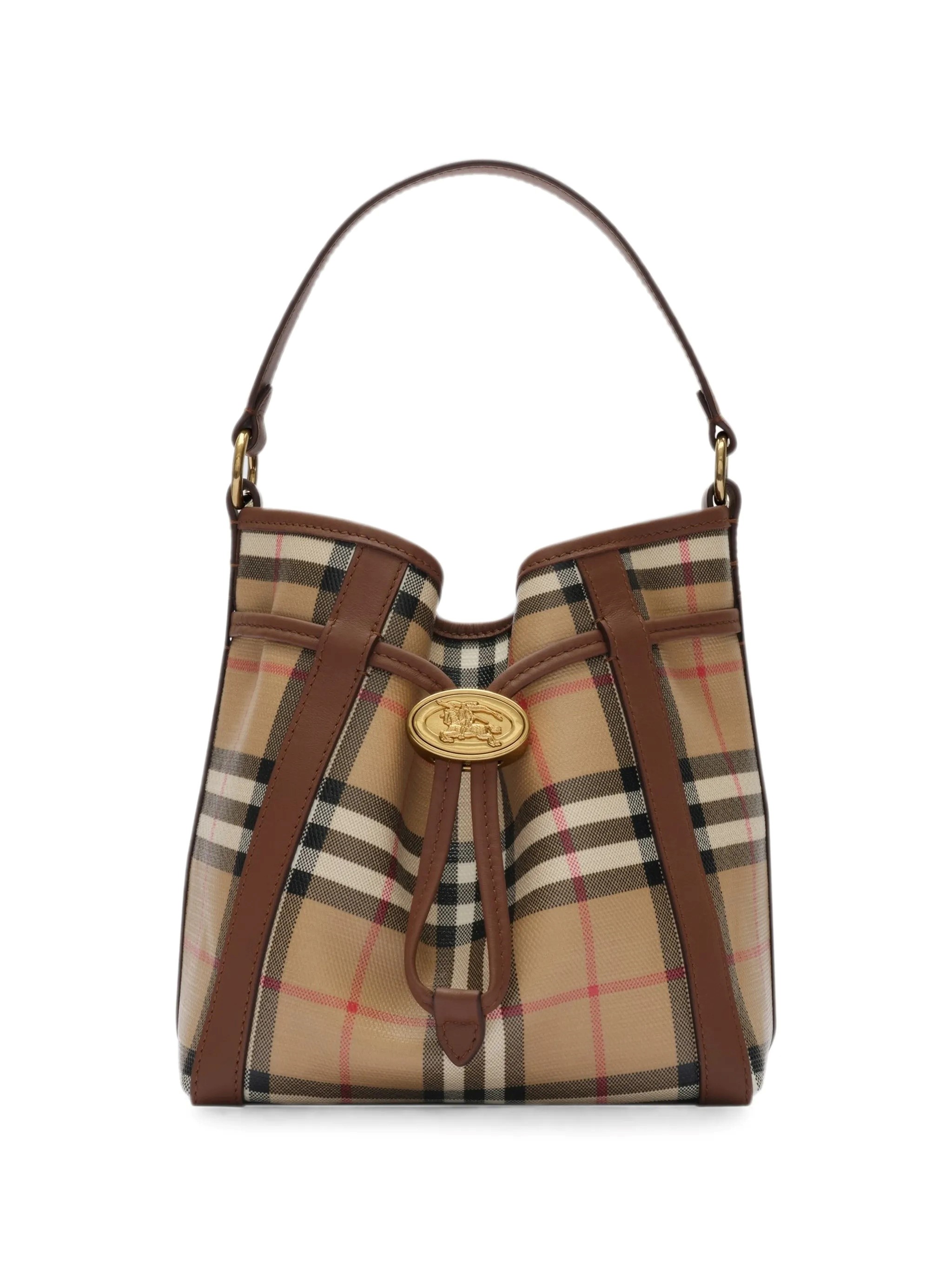 Burberry BURBERRY Bucket Bag Check Mini　BURBERRY バケットバッグ チェック ミニ