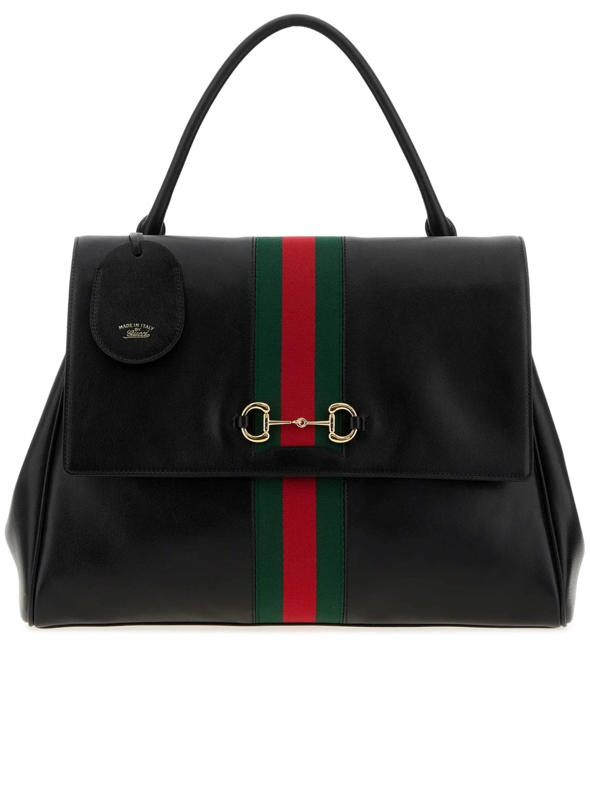 Gucci Large Paparazzo Handbag In Black