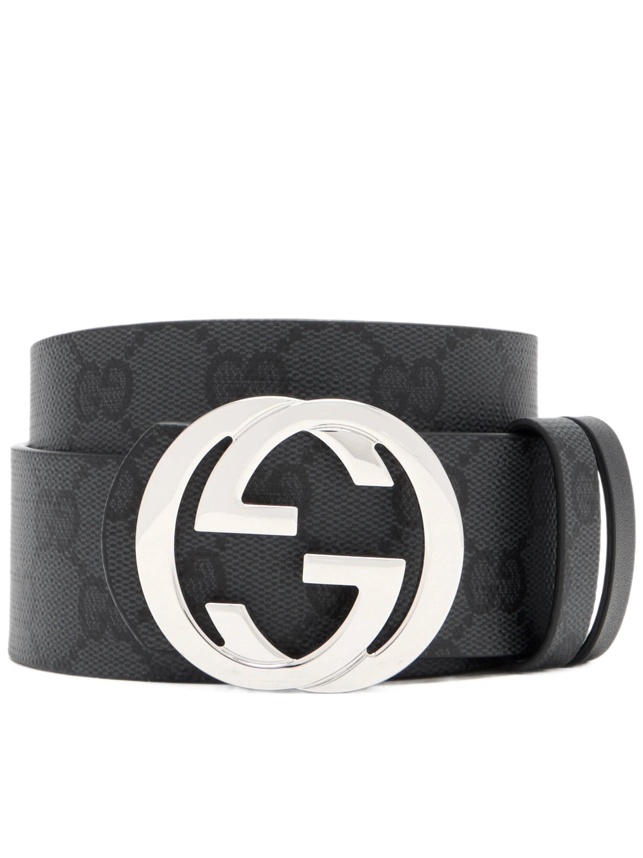 GUCCI GUCCI Reversible Belt With Gg Cross Buckle　GUCCI GGクロスバックル付きリバーシブルベルト